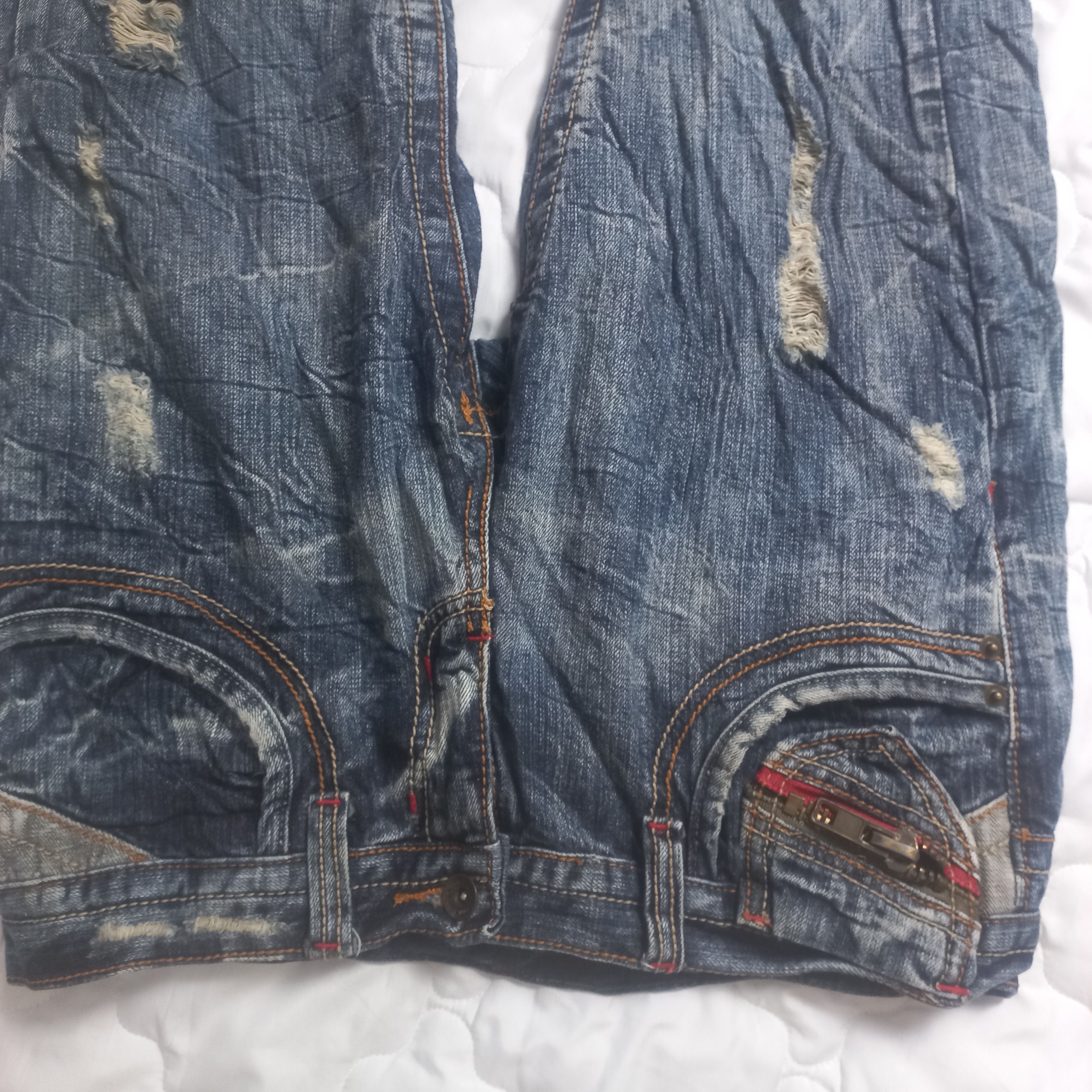 Japanese Brand × semanticdesign Semantic Design Distressed Denim Japanese Brand Size US 32 / EU 48 - 4 Thumbnail