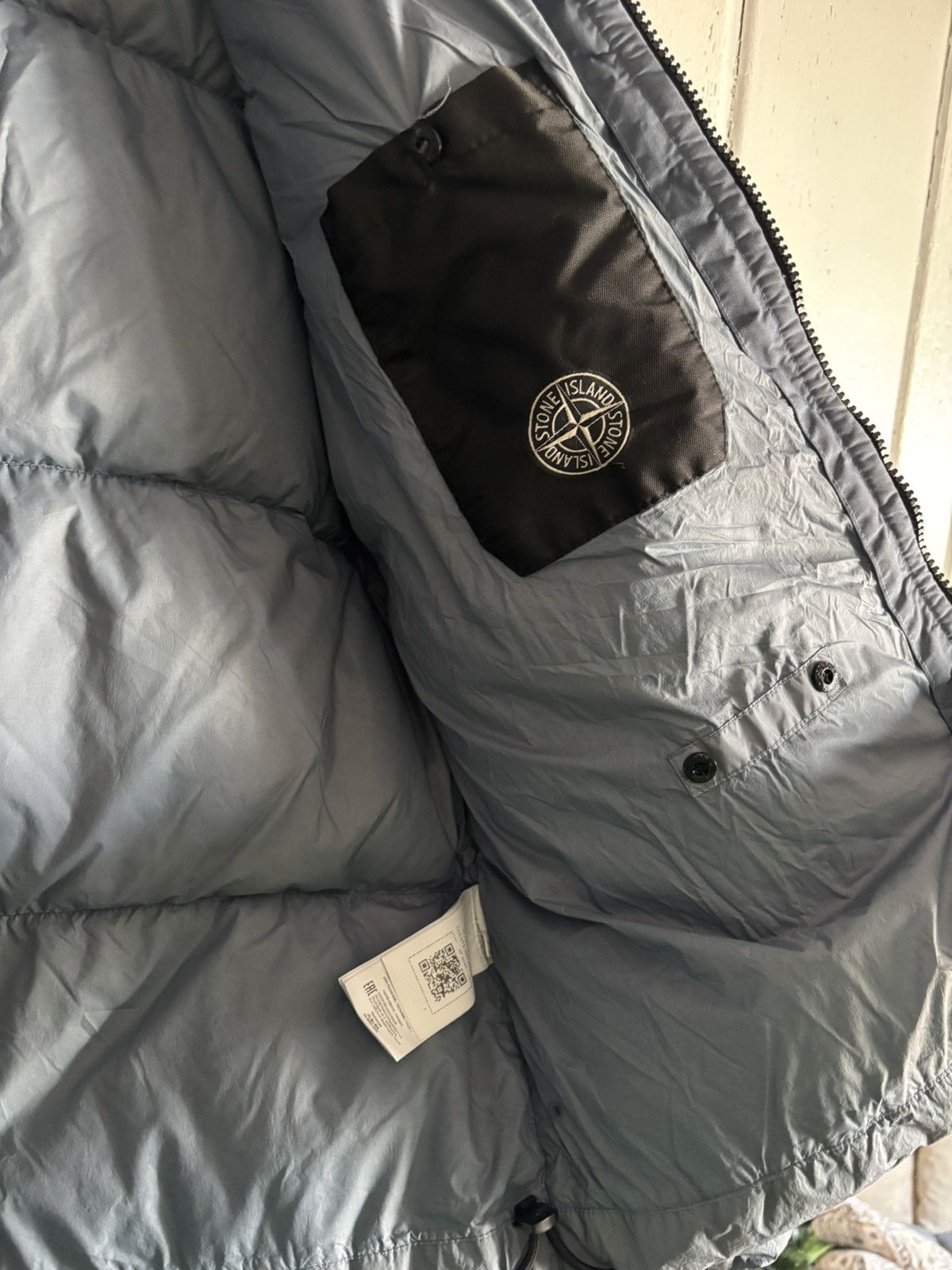 Designer Stone Island Garment Dyed Crinkle Reps NY Down Puffer Jacket Size US XXL / EU 58 / 5 - 4 Thumbnail