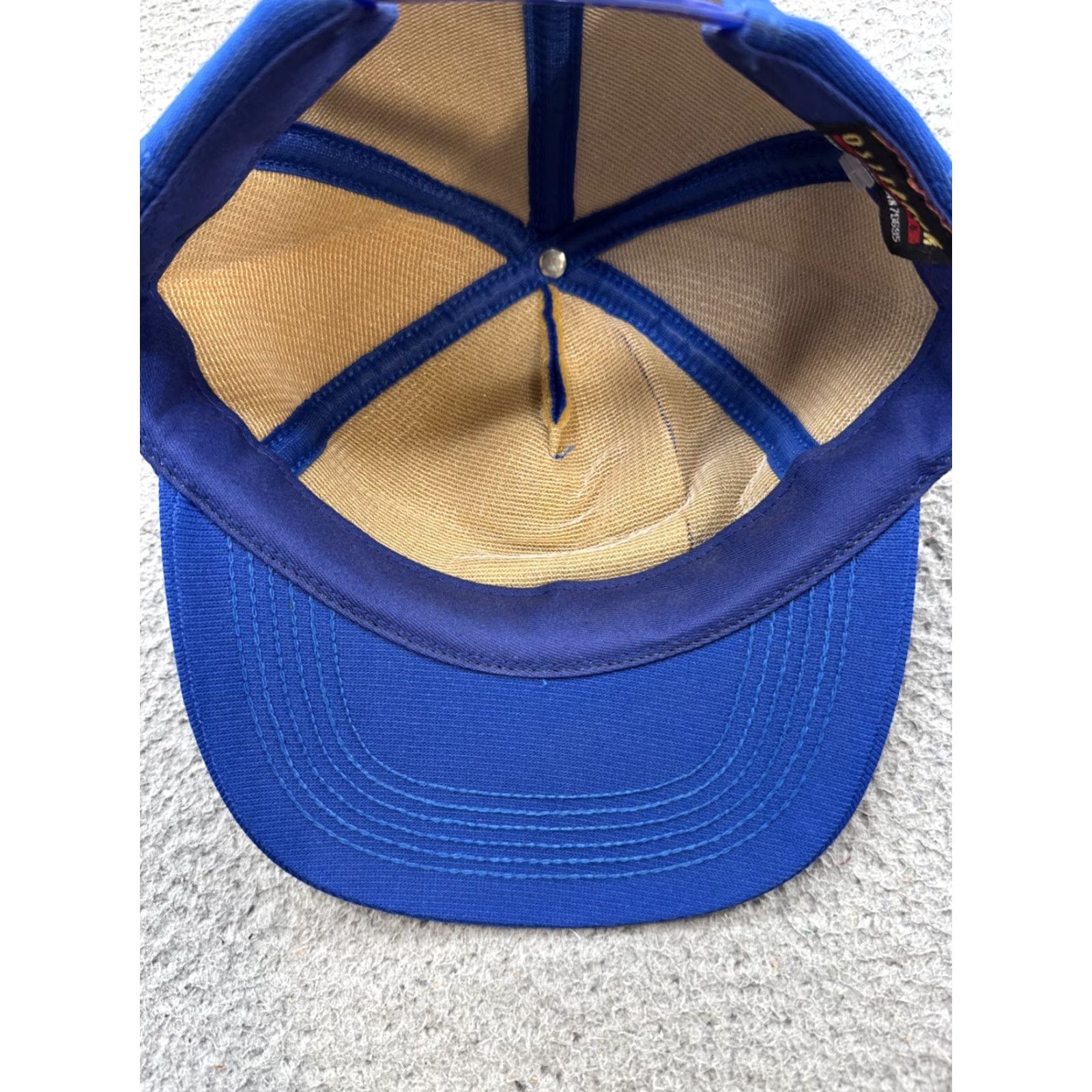 Spell VINTAGE Cooper Tires Trucker Snapback Hat Cap USA Made Adjustable One Size Blue Men Snapback USA 90s Size ONE SIZE - 5 Thumbnail