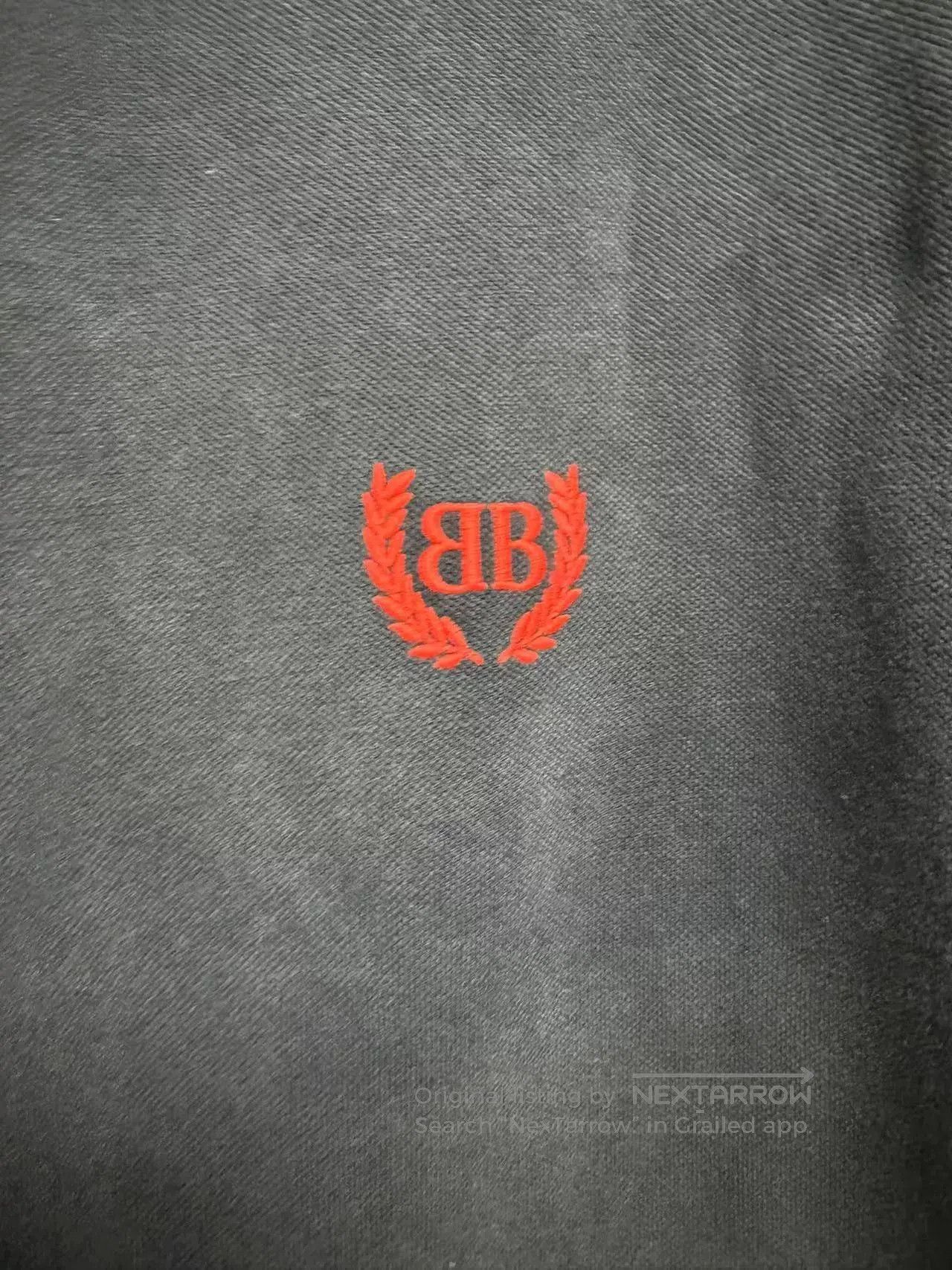 Balenciaga Balenciaga Black Wheat Embroidery Polo. Size US M / EU 48-50 / 2 - 3 Thumbnail