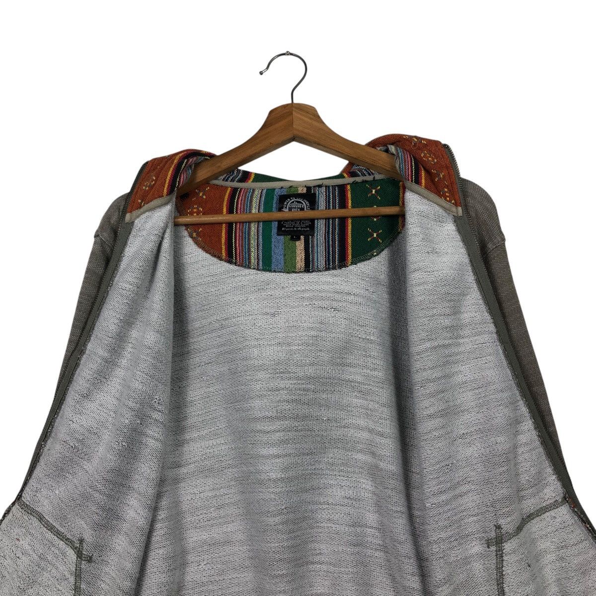 Japanese Brand Archive Culture Mix Hoodie Southwestern Woven Pocket Detail Size US L / EU 52-54 / 3 - 16 Thumbnail