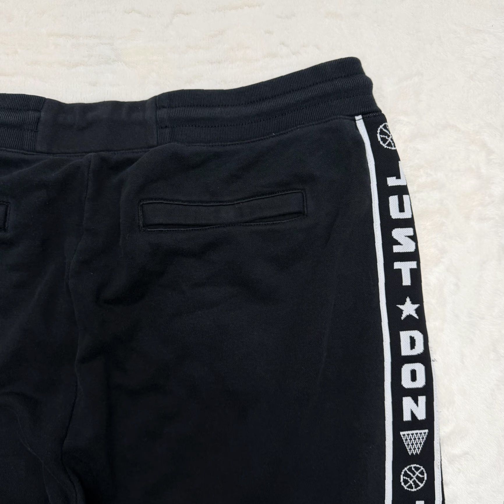 Just Don Just Don All City Sweatpants Jogger Mens XXL Black Track Pants Side Stripe Size US 39 - 7 Thumbnail