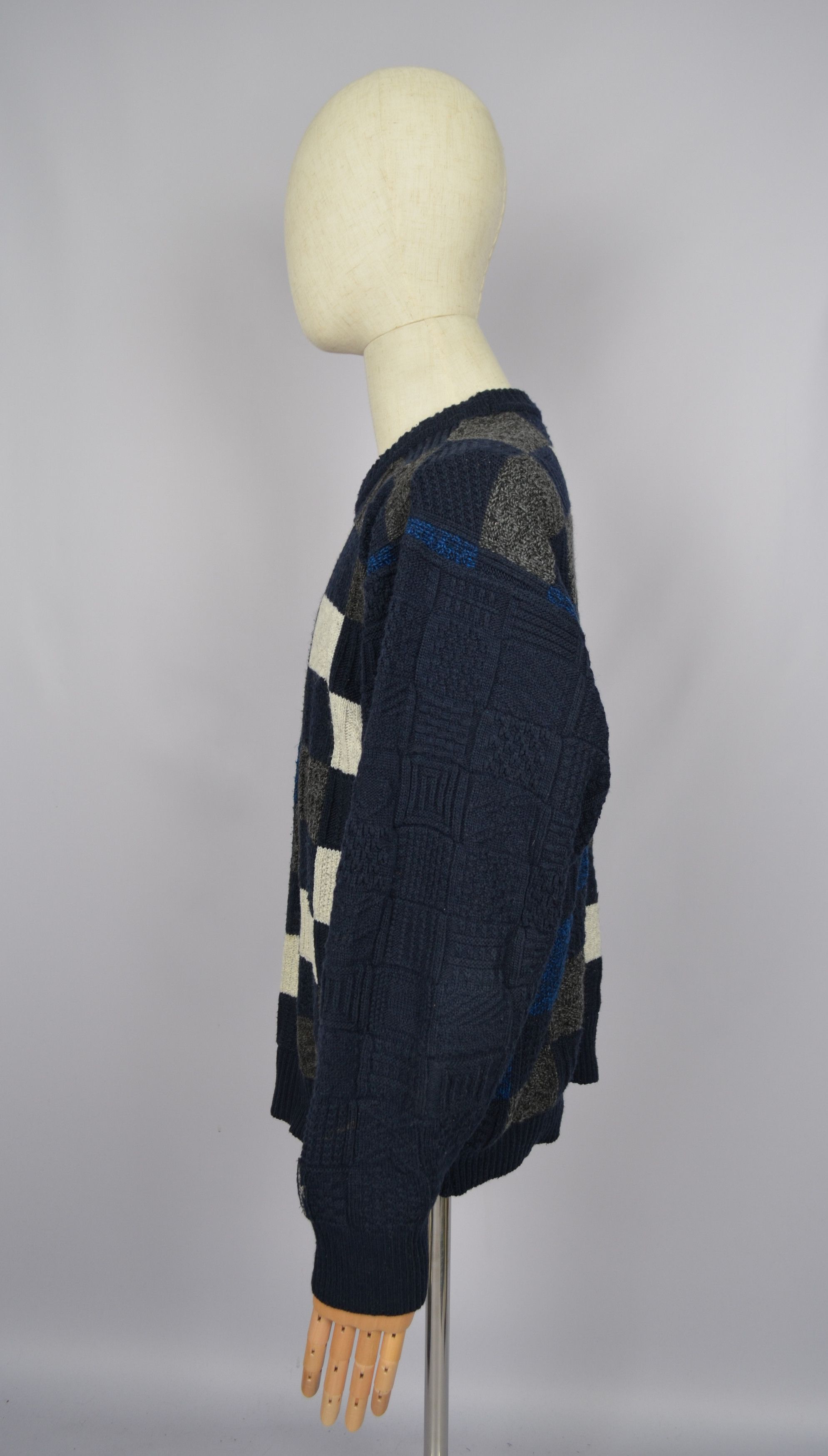 Carlo Colucci × Designer × Vintage Carlo Colucci Wool Blend Geometric Print Size 50 P2P 23" Size US L / EU 52-54 / 3 - 6 Thumbnail
