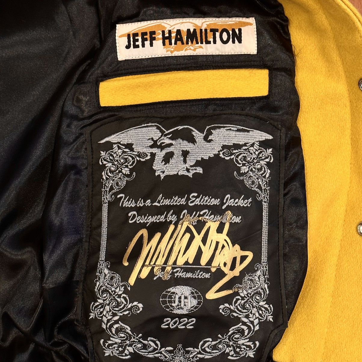 Jeff Hamilton × NBA Jeff Hamilton NBA Collage Wool and Leather Jacket Size M New Size US M / EU 48-50 / 2 - 15 Thumbnail