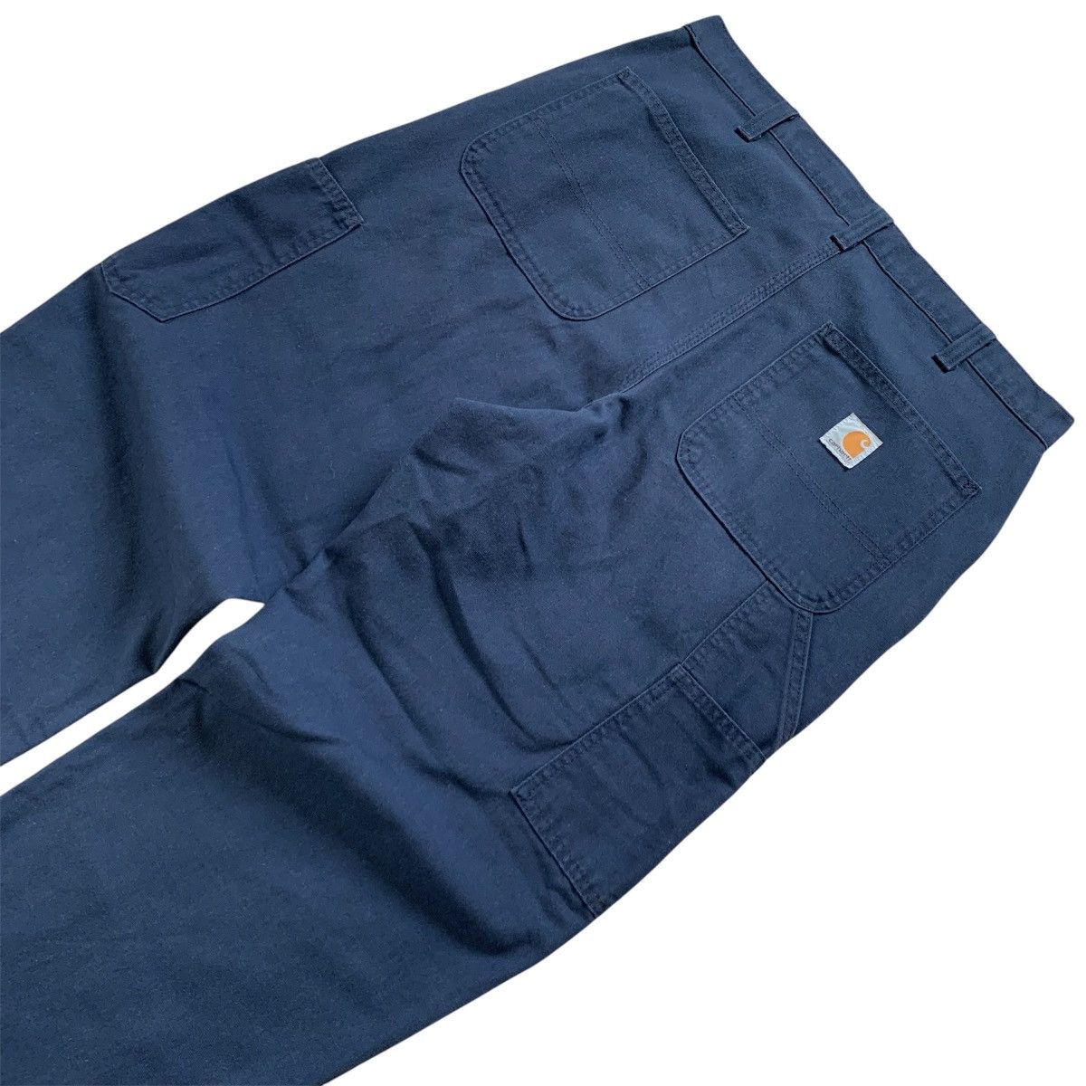 Carhartt Vintage Carhartt Navy Carpenter Dungaree Fit Pants 34x30 Size US 34 / EU 50 - 4 Thumbnail