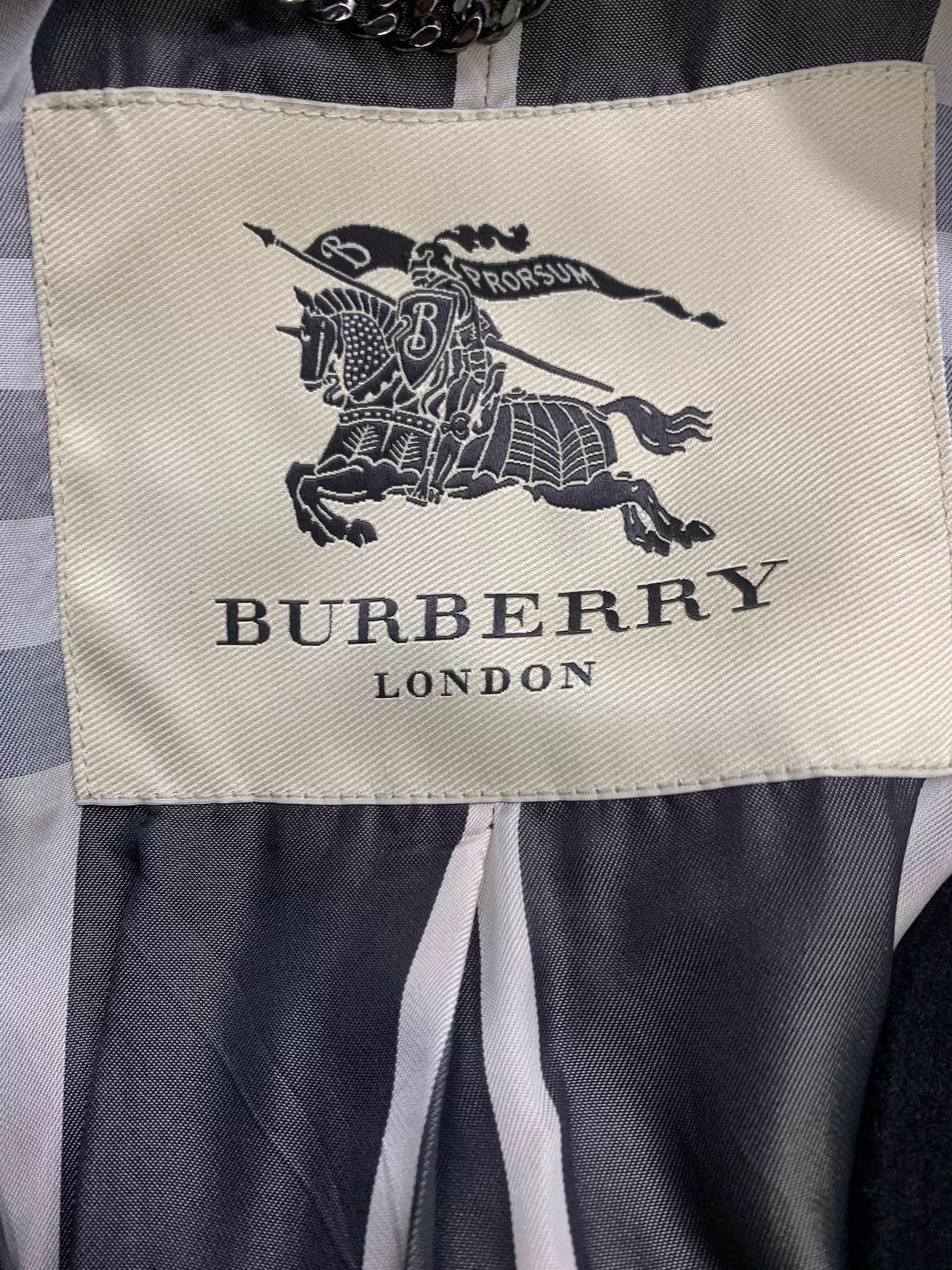 Burberry Burberry Black Wool-Cashmere Coat UK8 New Size S / US 4 / IT 40 - 4 Thumbnail