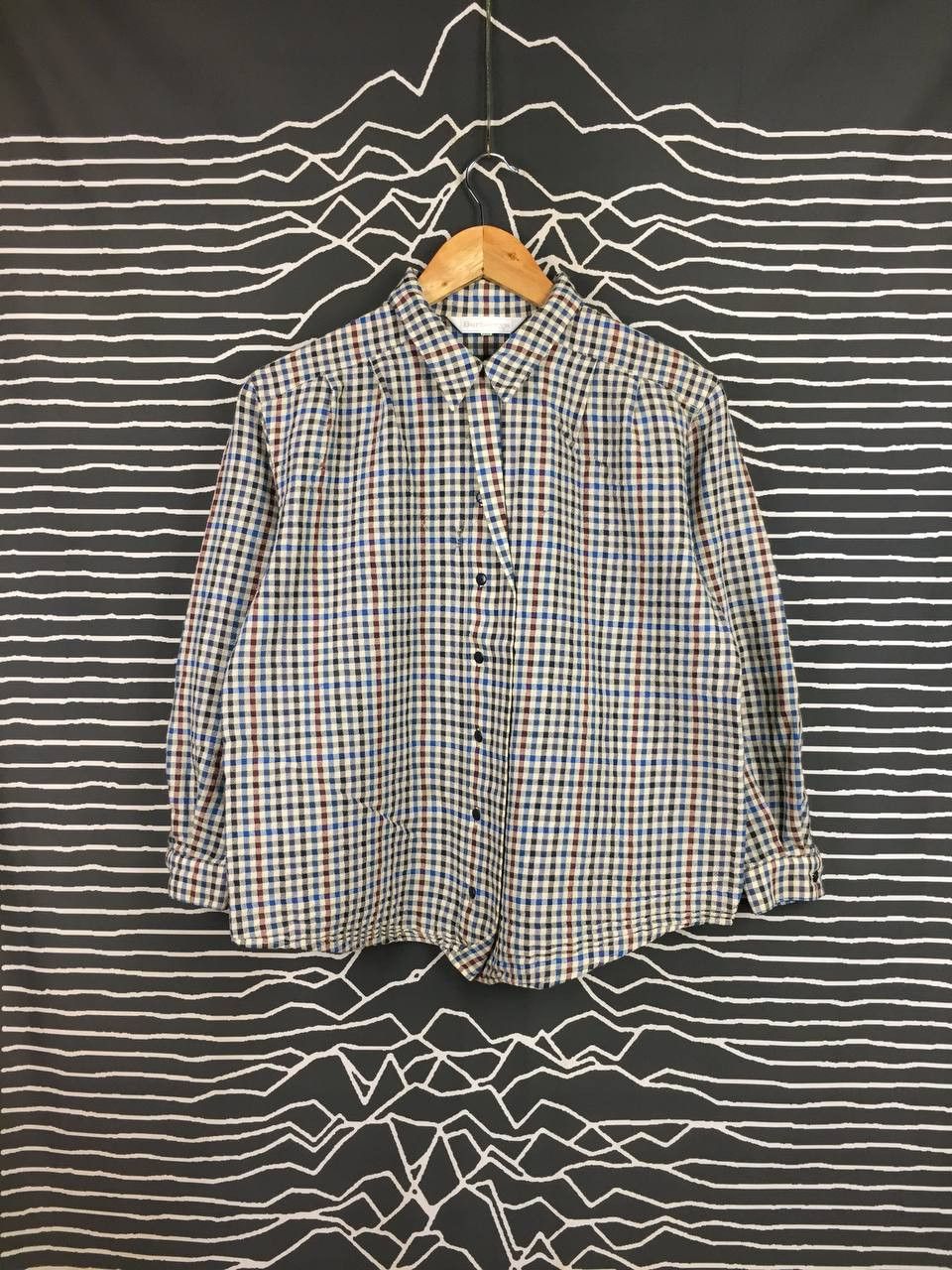 Burberry Vtg 90s Burberrys Classic Gingham Check Button Up Shirt Size US S / EU 44-46 / 1 - 2 Thumbnail