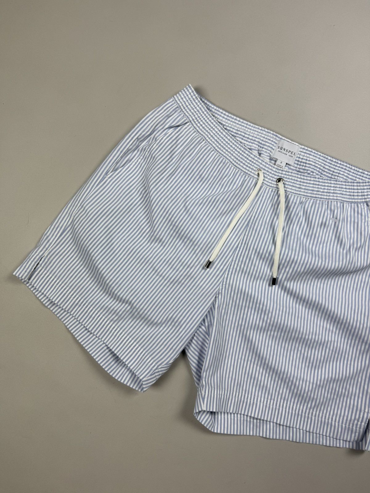 Sunspel Sunspel Men’s Striped Beach Swimming Shorts Size S Size US 30 / EU 46 - 5 Thumbnail