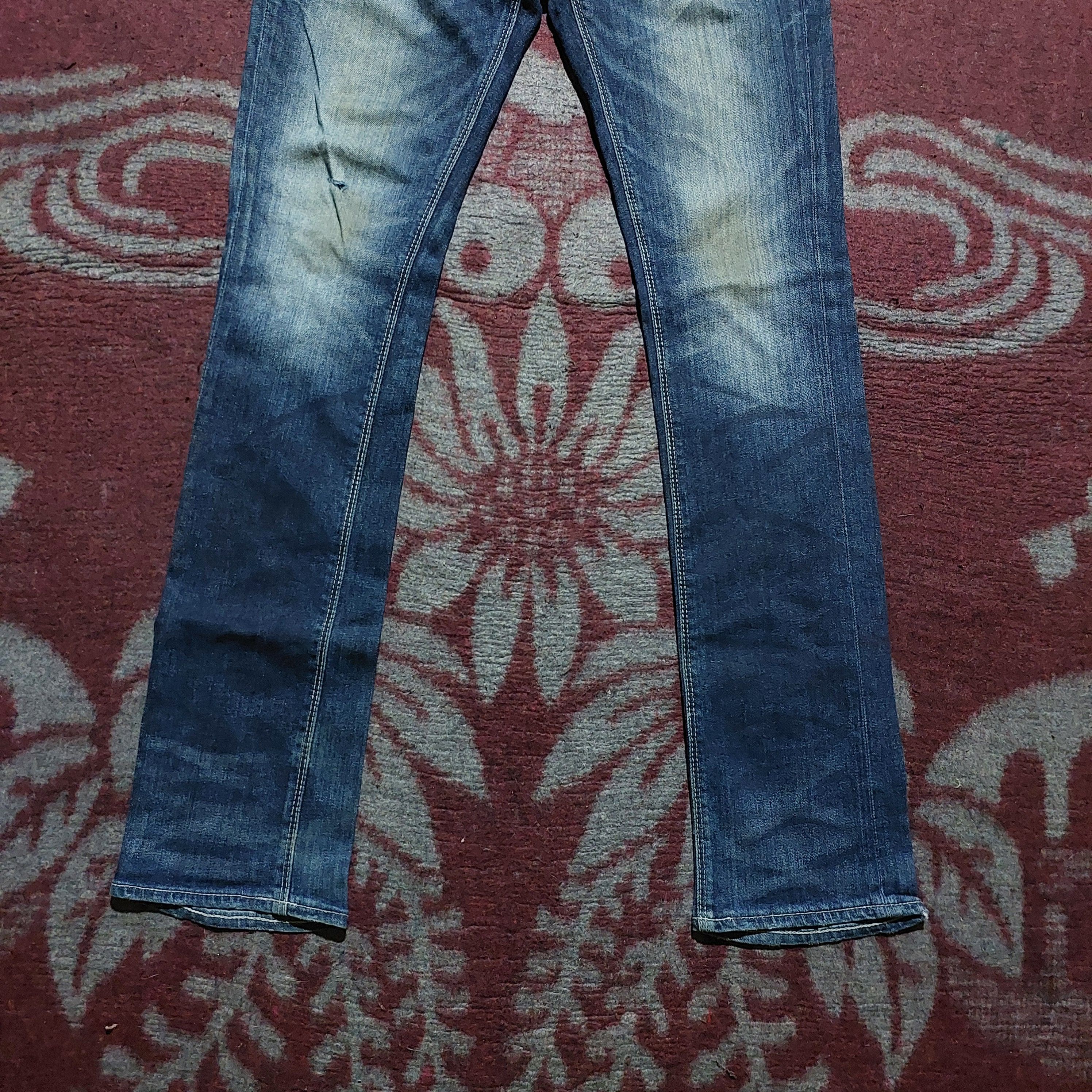 GOSTAR DE FUGA FUGA Stretch blue Faded Jeans Size US 30 / EU 46 - 7 Thumbnail