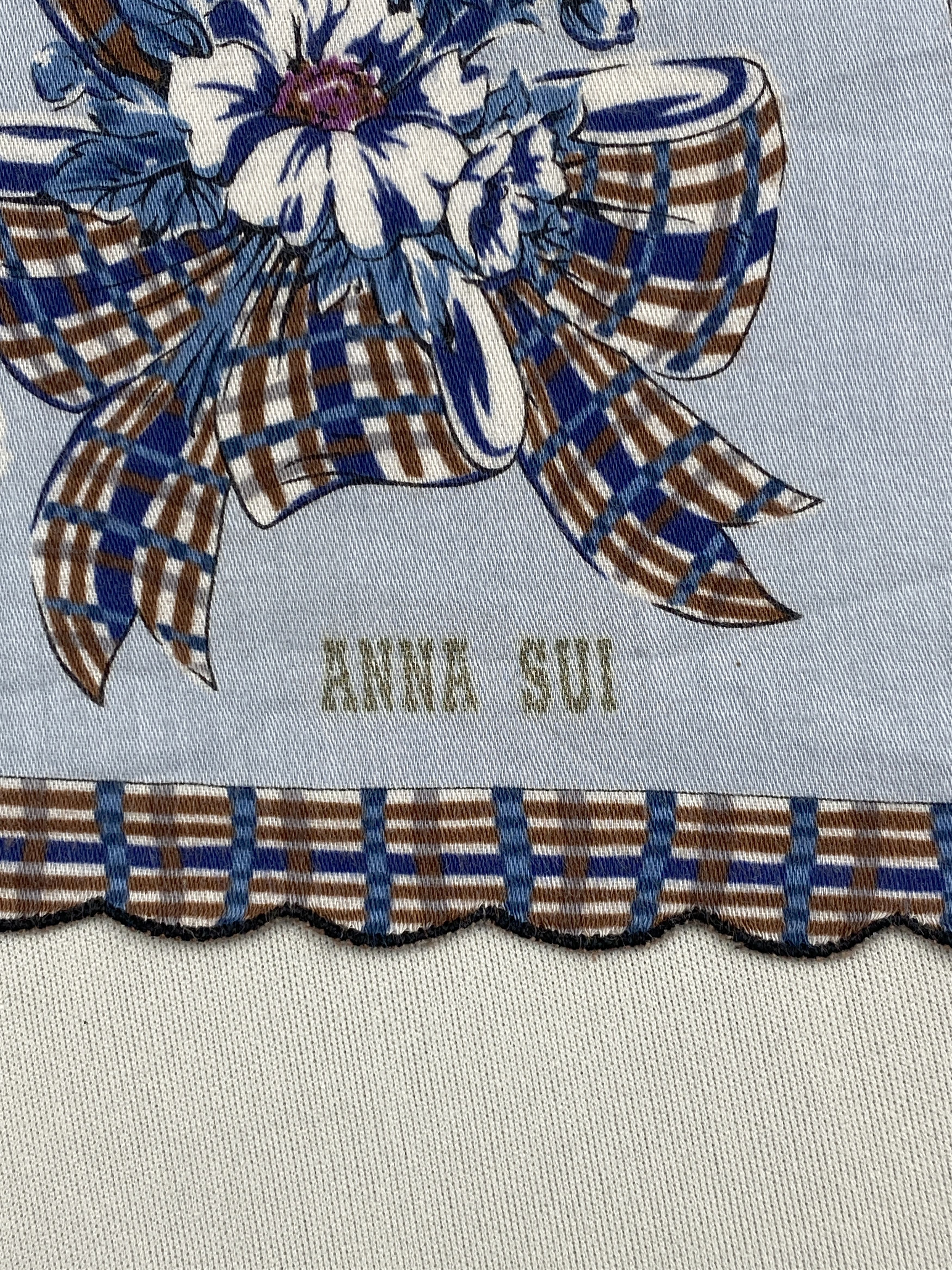 Other Vintage Anna Sui Handkerchief Pocket Square Bandana HM0007 Size ONE SIZE - 6 Thumbnail