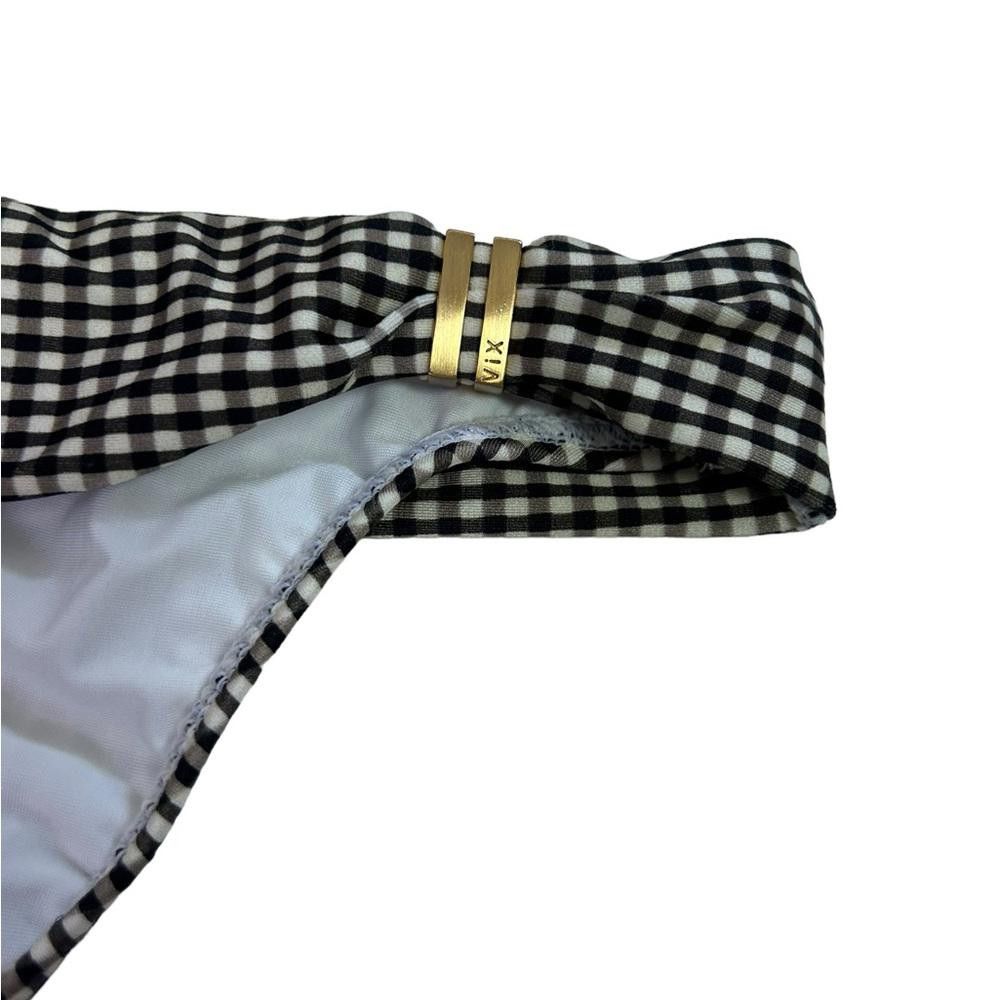 Designer Vix l NWT Gingham Bia Tube Triangle Bikini Large/DD Size ONE SIZE - 3 Thumbnail