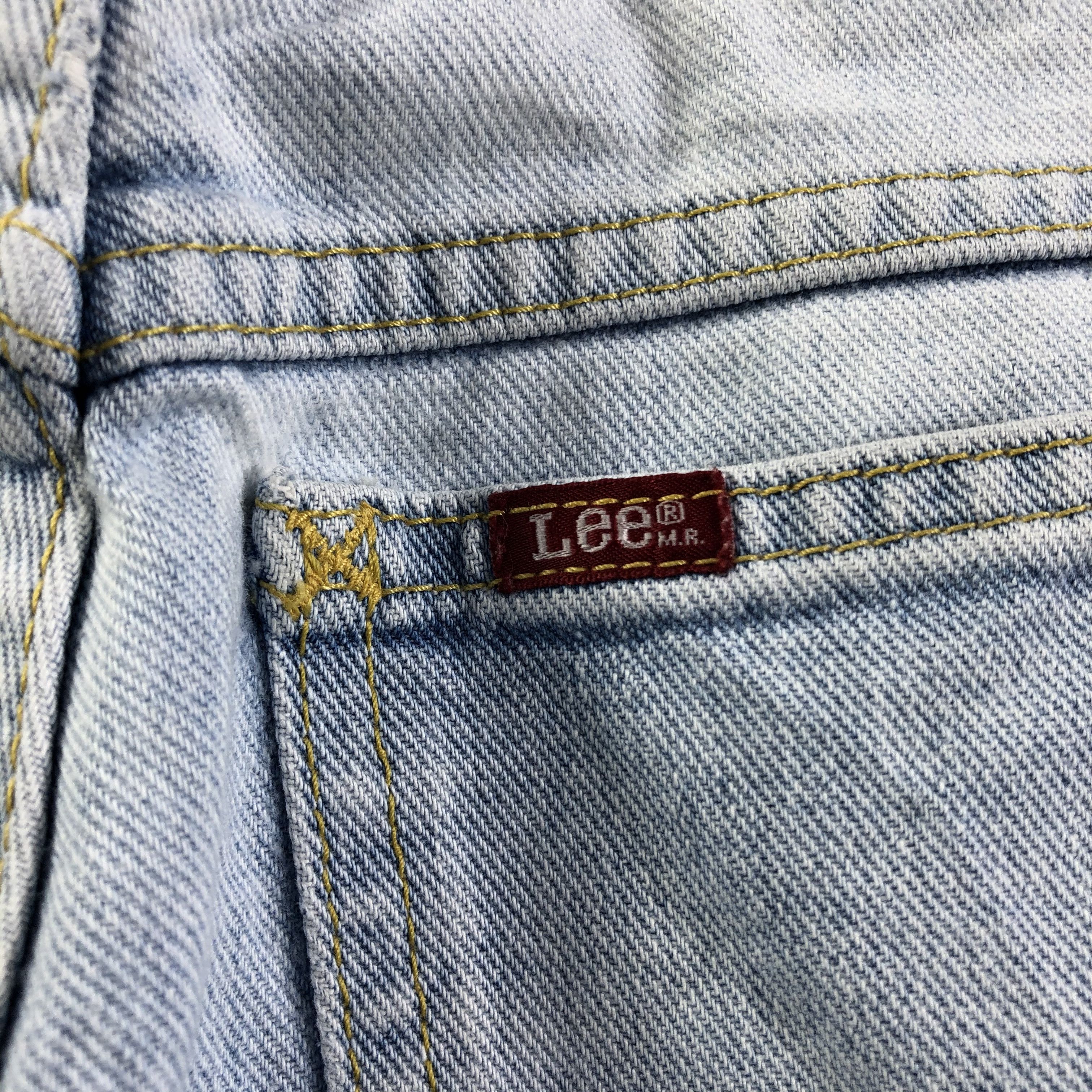 Lee Vintage Lee Jeans Medium Wash Denim KJ1630 Size 25" / US 0 / IT 36 - 6 Thumbnail