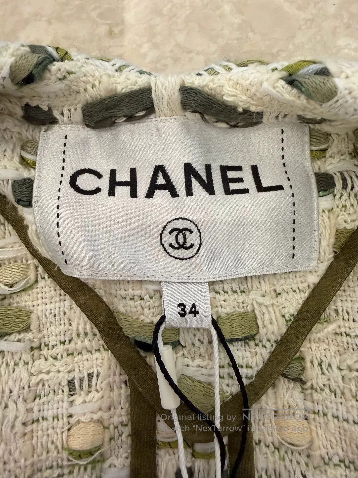 Chanel Chanel 18C Greek Knit Tassel Jacket. Size US XS / EU 42 / 0 - 3 Thumbnail