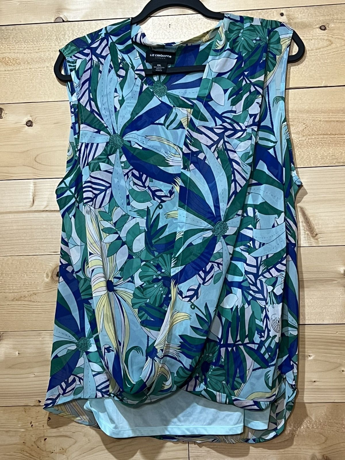 Liz Claiborne Liz Claiborne 2XL Sleeveless Top Career Resort Vibes Size XXL / US 16-18 / IT 52-54 - 1 Thumbnail