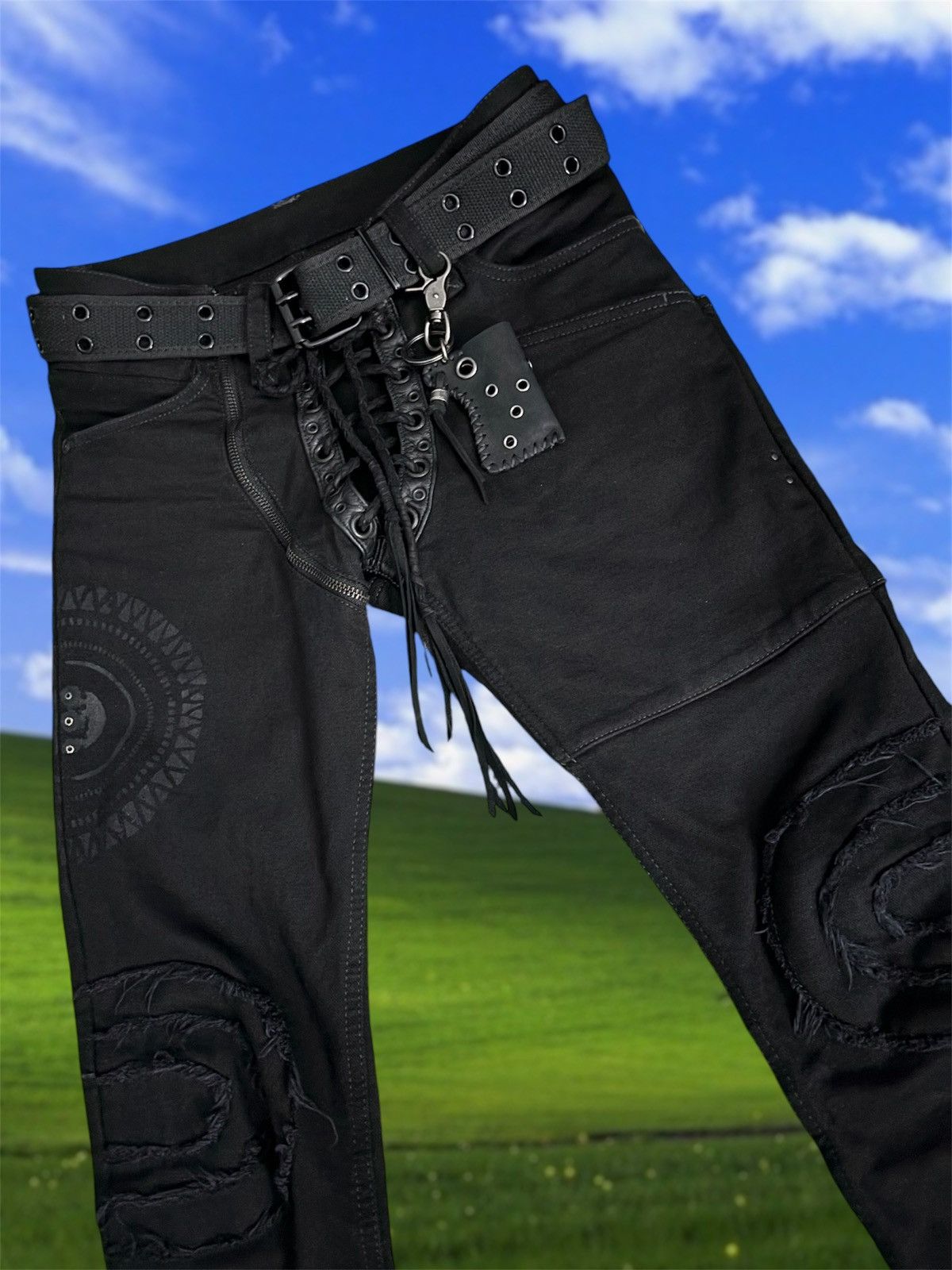 If Six Was Nine If six was nine lace up sbcm Size US 28 / EU 44 - 4 Thumbnail