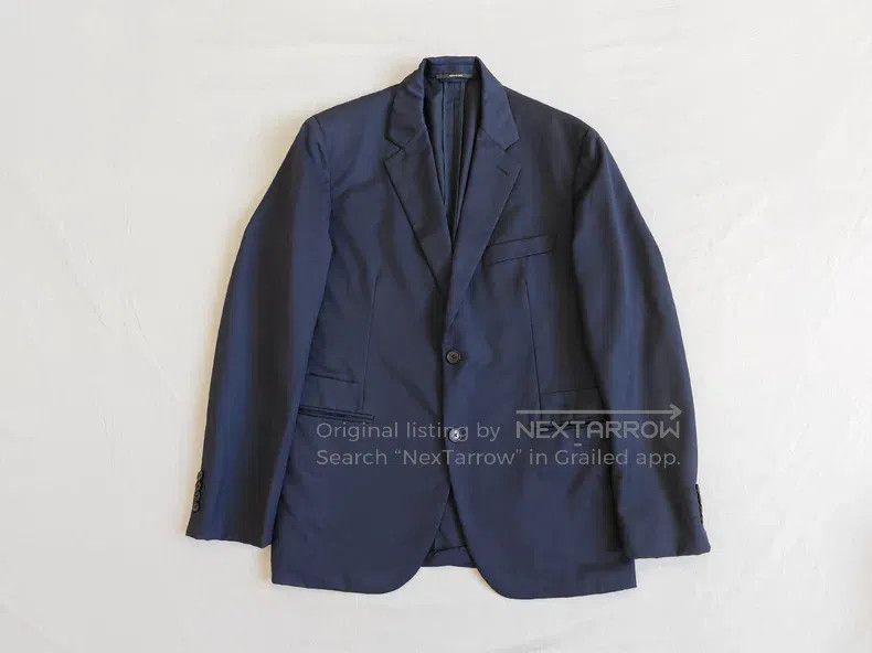 Hermes Hermes Wool suit jacket, dark blue Size 52R - 1 Thumbnail