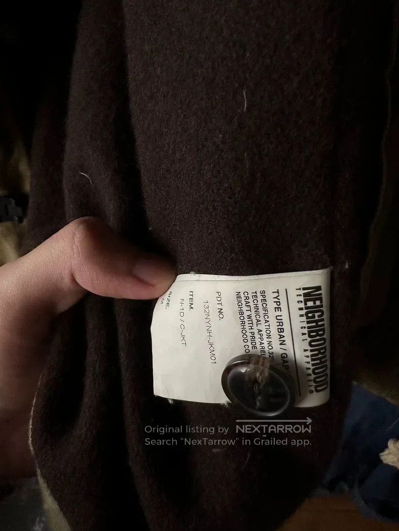 Neighborhood Neighborhood N1 Deck Jacket Iron Button. Size US M / EU 48-50 / 2 - 5 Thumbnail