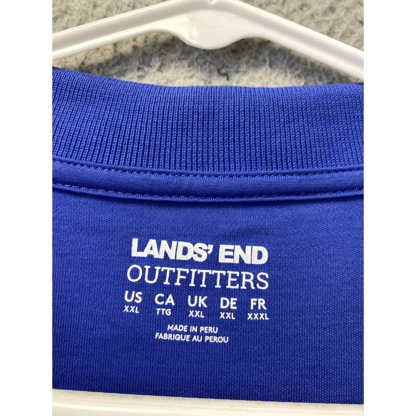 Vintage VINTAGE Land’s End Men's Long Sleeve Shirt XXL Blue Cotton 80s Retro Clothing Size US XXL / EU 58 / 5 - 3 Thumbnail