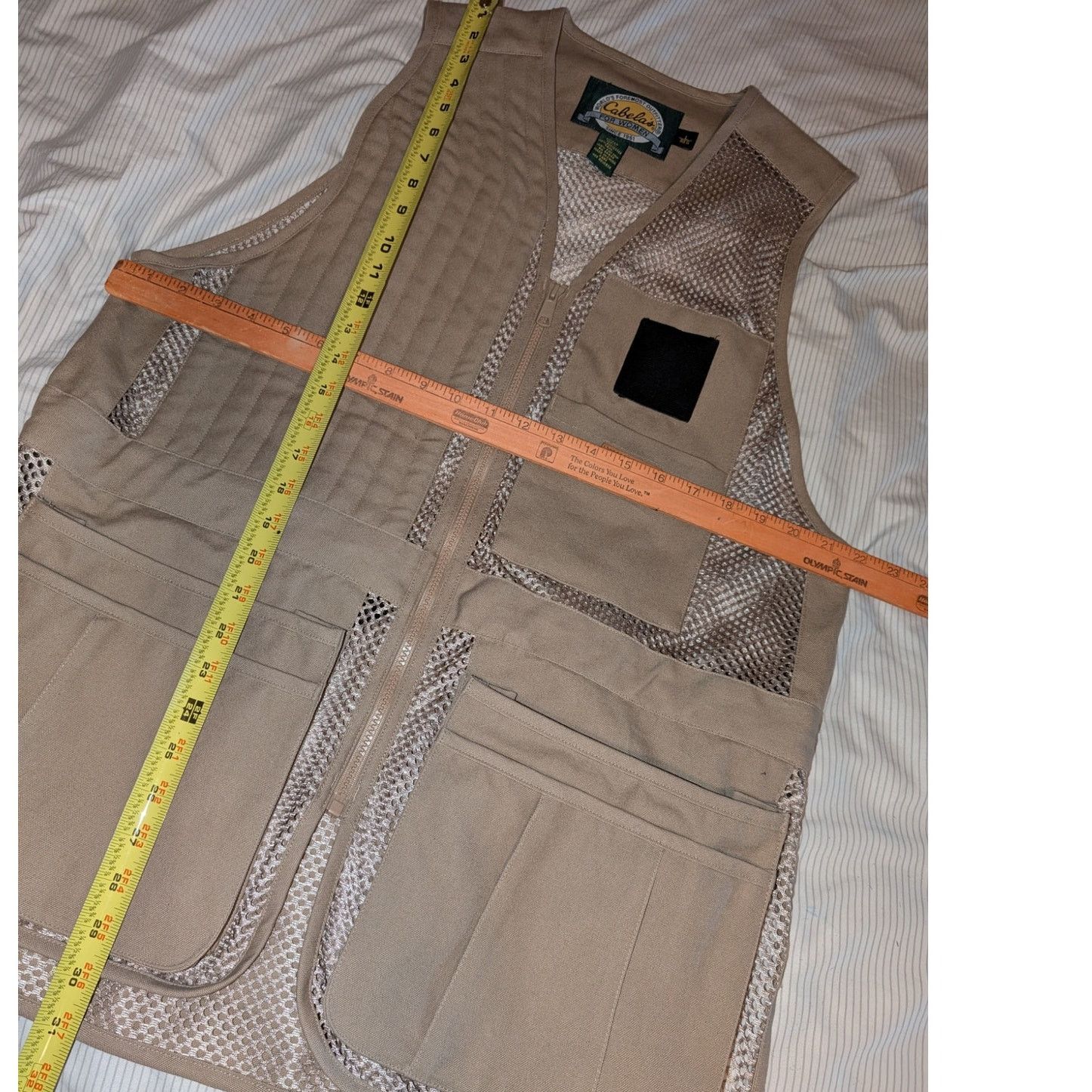 Cabelas Cabela's Women's Hunting Shooting Canvas Mesh Vest Large Size L / US 10 / IT 46 - 4 Thumbnail