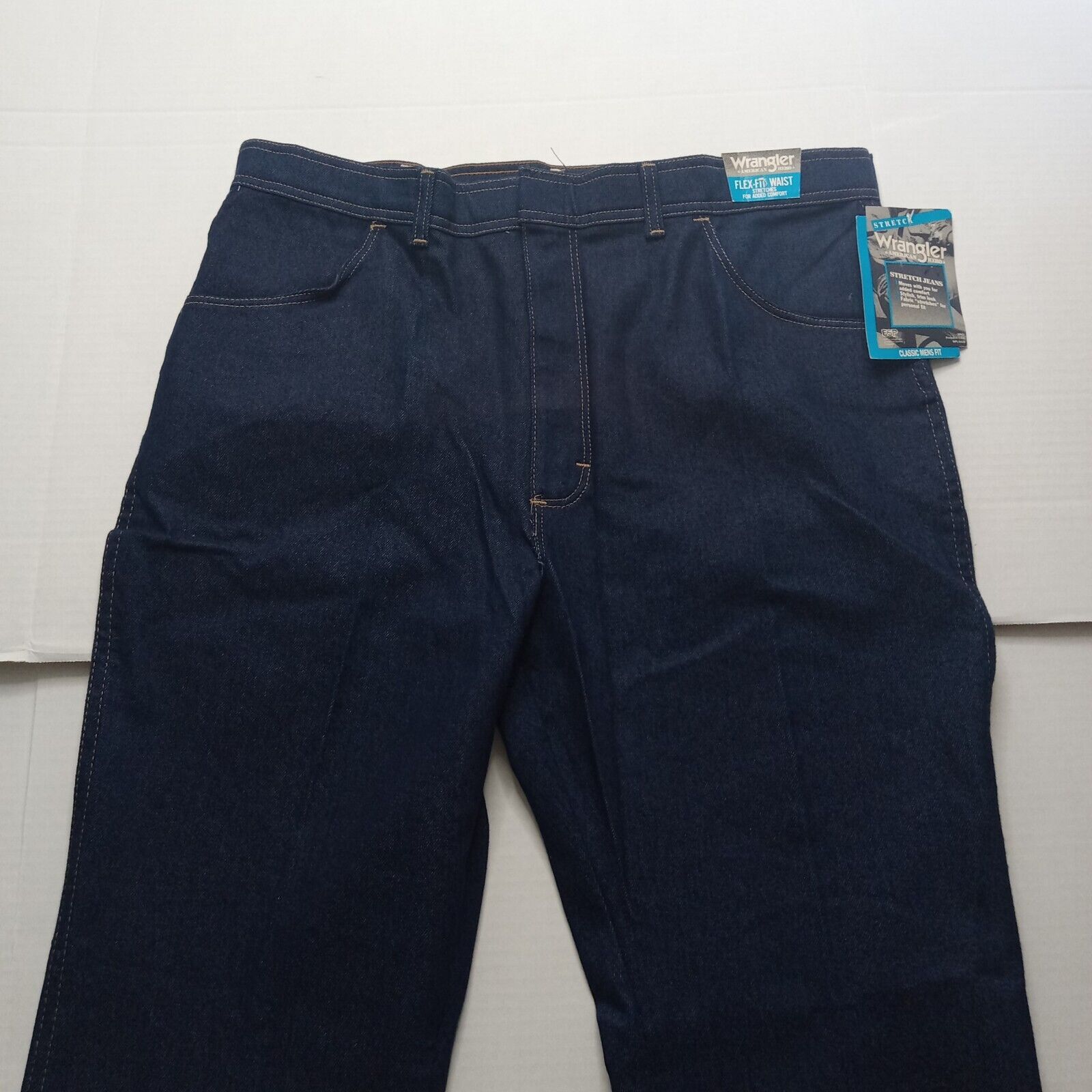 Wrangler Vintage Wrangler Flex Fit Jeans Men's 40x34 Blue Made In USA Size US 40 / EU 56 - 7 Thumbnail