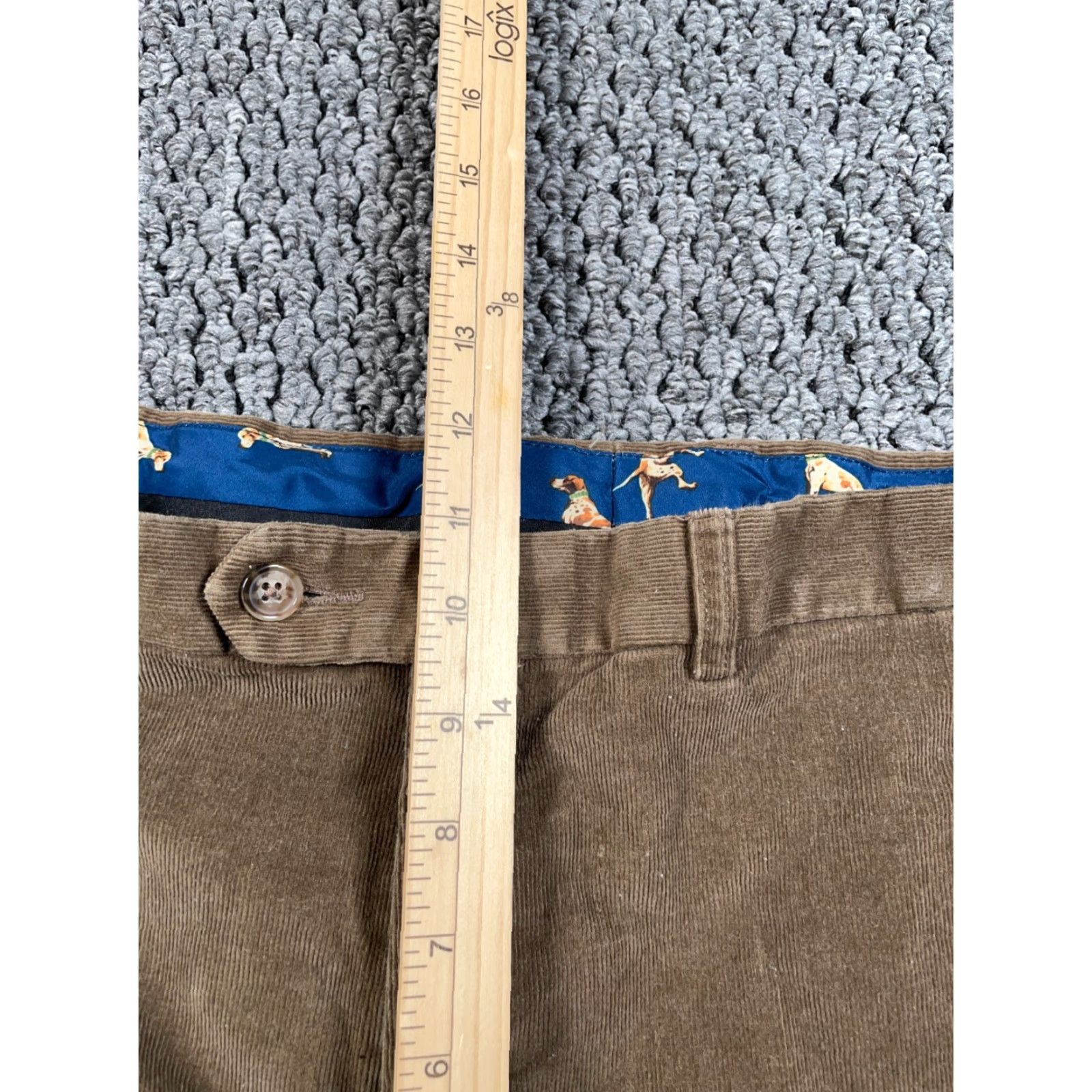 Ralph Lauren Lauren Ralph Lauren Pants Women's 37 x 29.5 (40/32Tag) Brown Stretch Corduroy Size 27" / US 4 / IT 40 - 7 Thumbnail