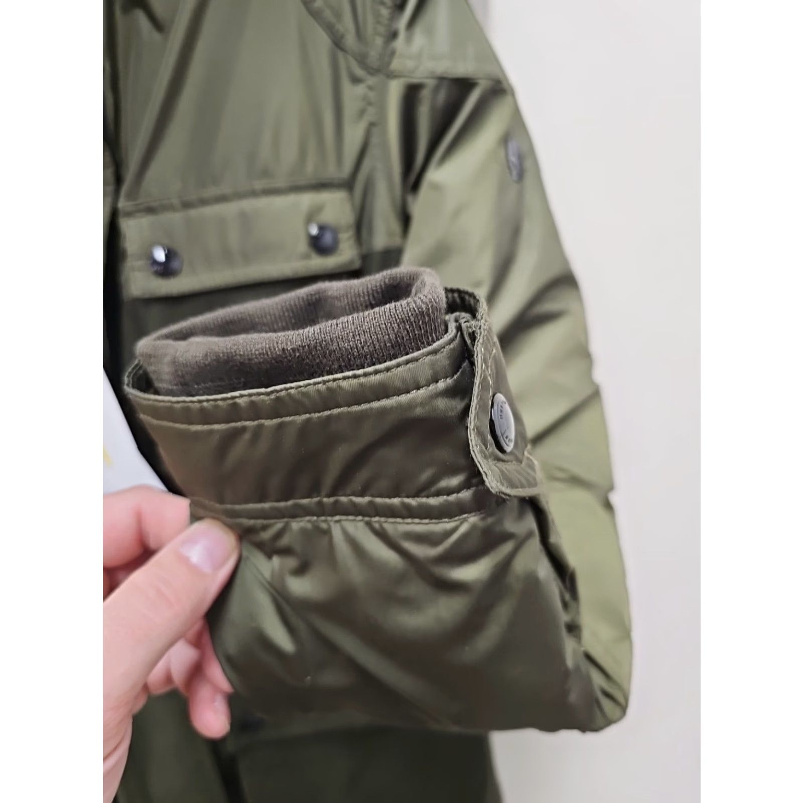 Belstaff Belstaff Jacket Parka Women's Down Filled MAUSON DARK PINE Wool Chest 20.5 Length 33 Size 6 Green New Size M / US 6-8 / IT 42-44 - 5 Thumbnail
