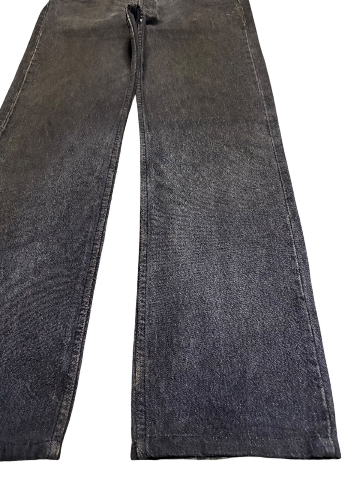Vintage 90s Levis 501 Black Distressed Loose Jeans