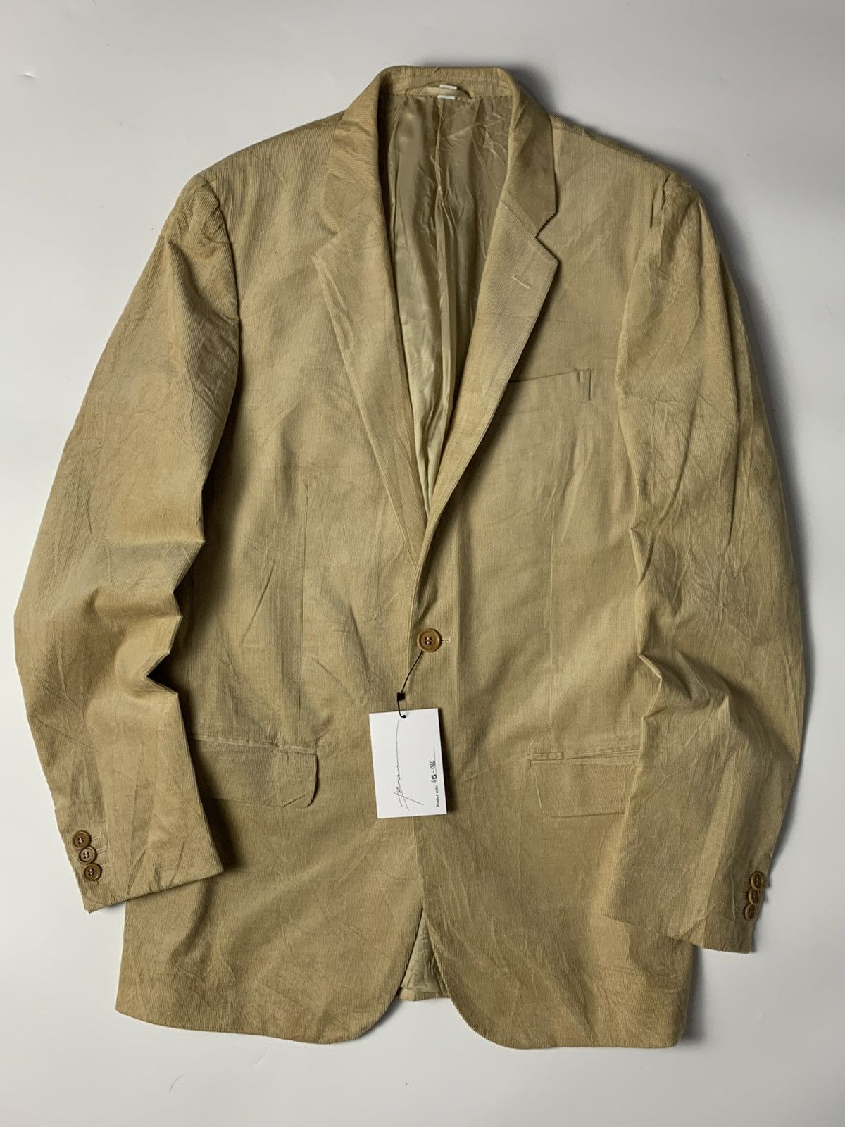 Helmut Lang EARLY 2000s HELMUTLANG CORDUROY BLAZERS Size 38R - 1 Thumbnail