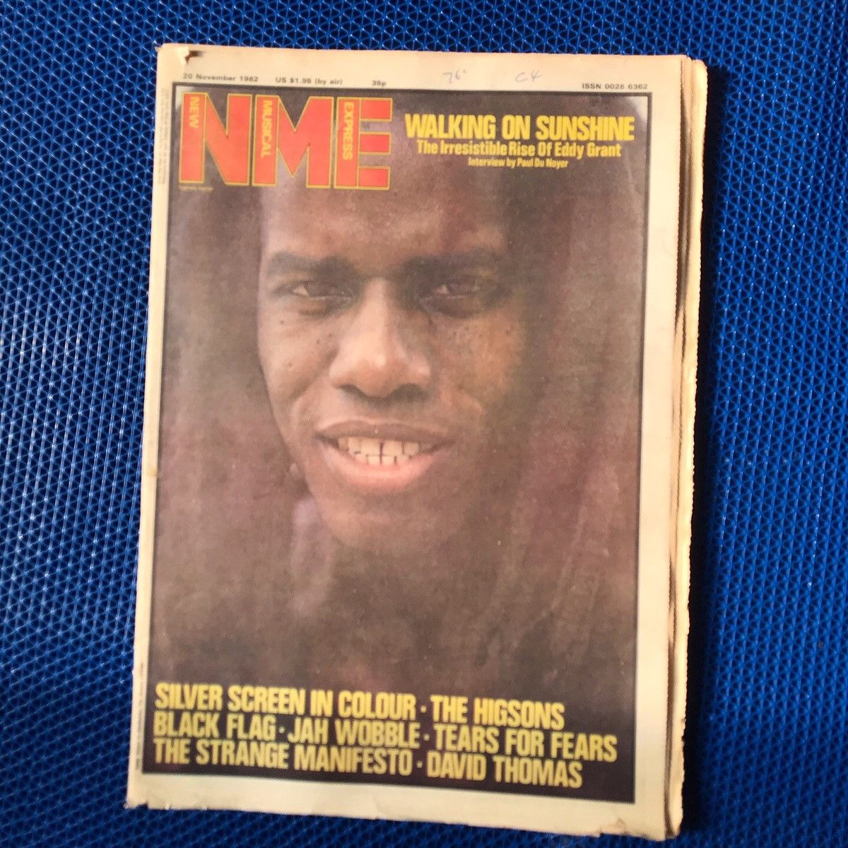 Hysteric Glamour × Vintage Vintage NME MAGAZINE EDDY GRANT NME MAGAZINE NOV 20 1982 - Size ONE SIZE - 1 Thumbnail