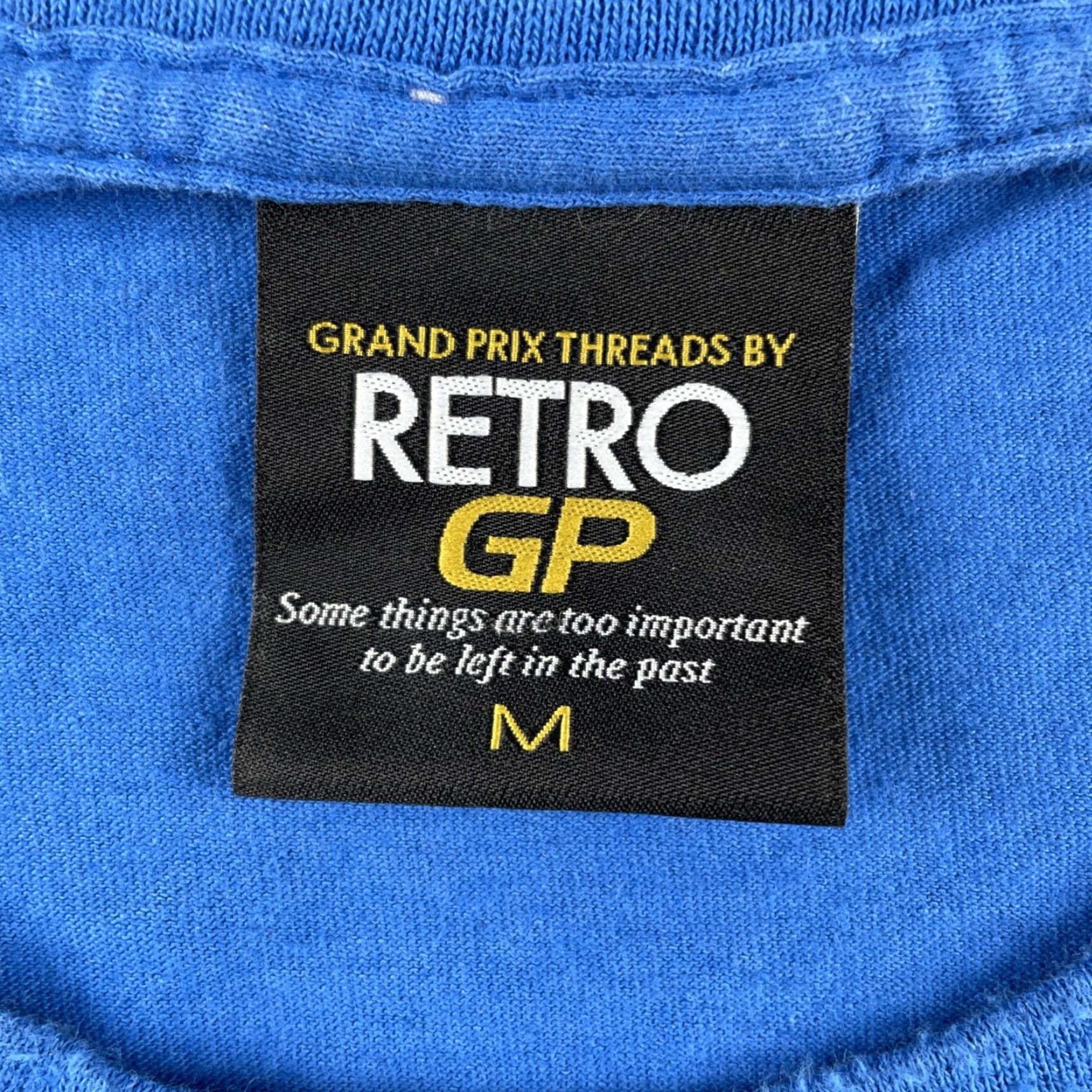 Champion VINTAGE Retro GP Threads Shirt Matra International 1969 Champions Racing Medium Blue Shirt Mens M Blue Retro GP Racing 1960s United Kingdom Size US M / EU 48-50 / 2 - 5 Thumbnail