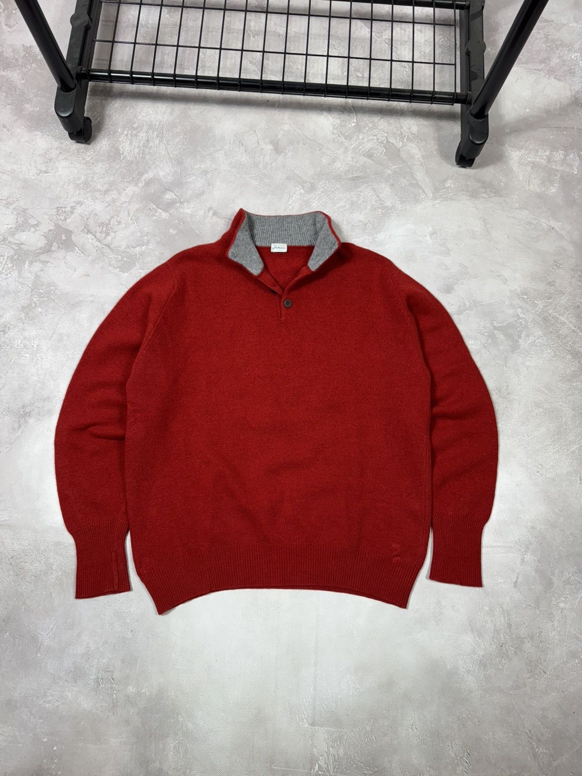 Other Falconeri Luxury Red Wool Sweater Size US L / EU 52-54 / 3 - 1 Thumbnail