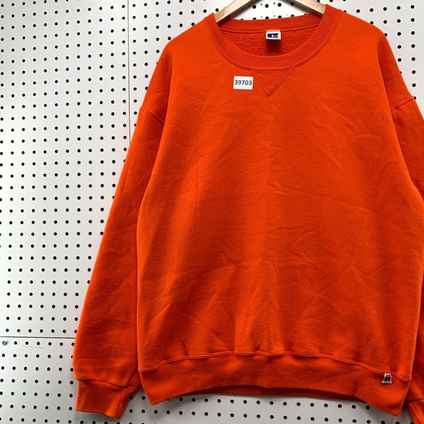Russell Athletic VINTAGE Russell Athletic Shirt Mens LT Orange 90s Crewneck Sweatshirt Tall USA Size US L / EU 52-54 / 3 - 3 Thumbnail
