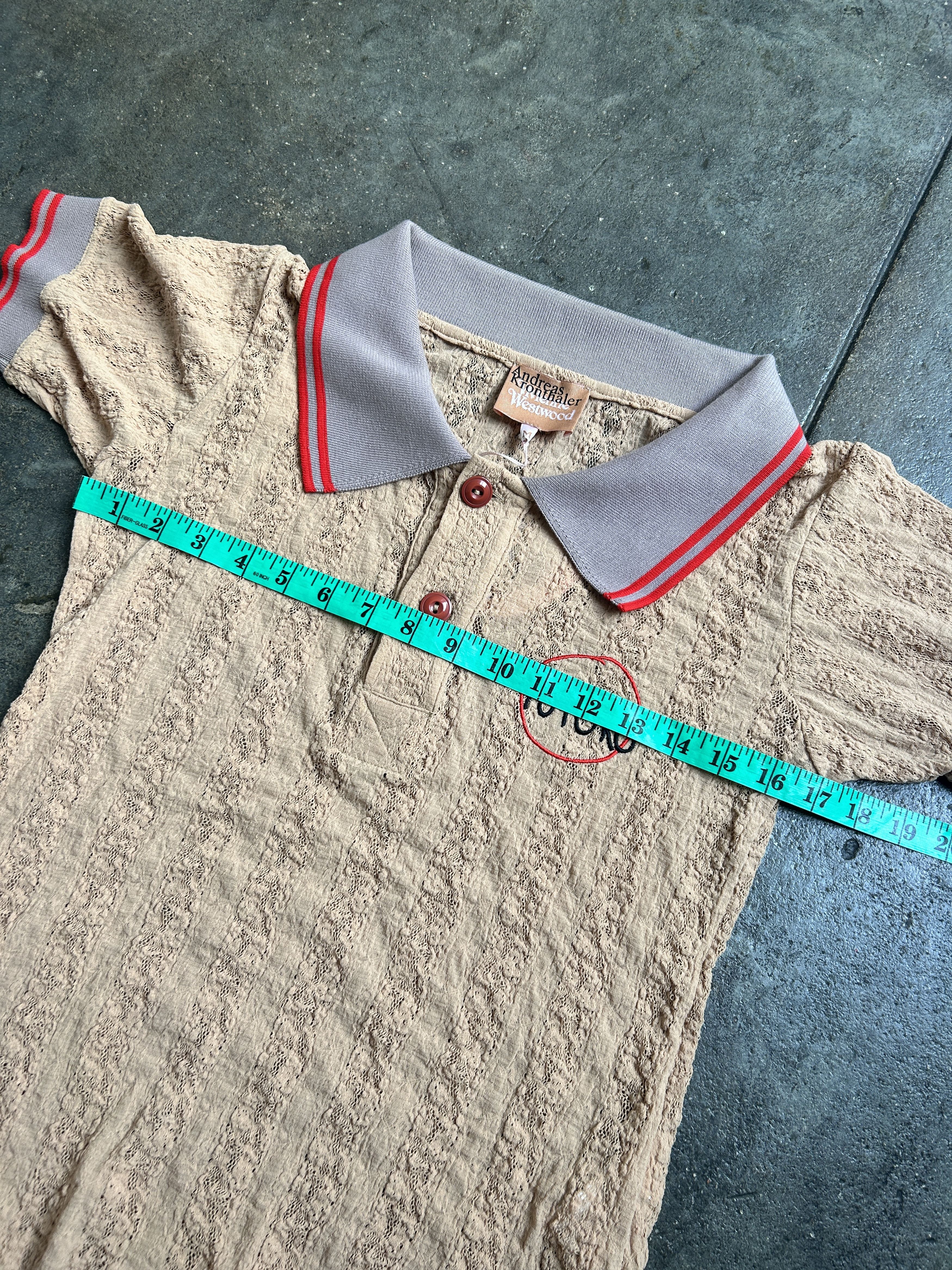 Vivienne Westwood 2019 NWT 735$ LaCE Like High End Unisex Polo Couture Size M / US 6-8 / IT 42-44 - 11 Thumbnail