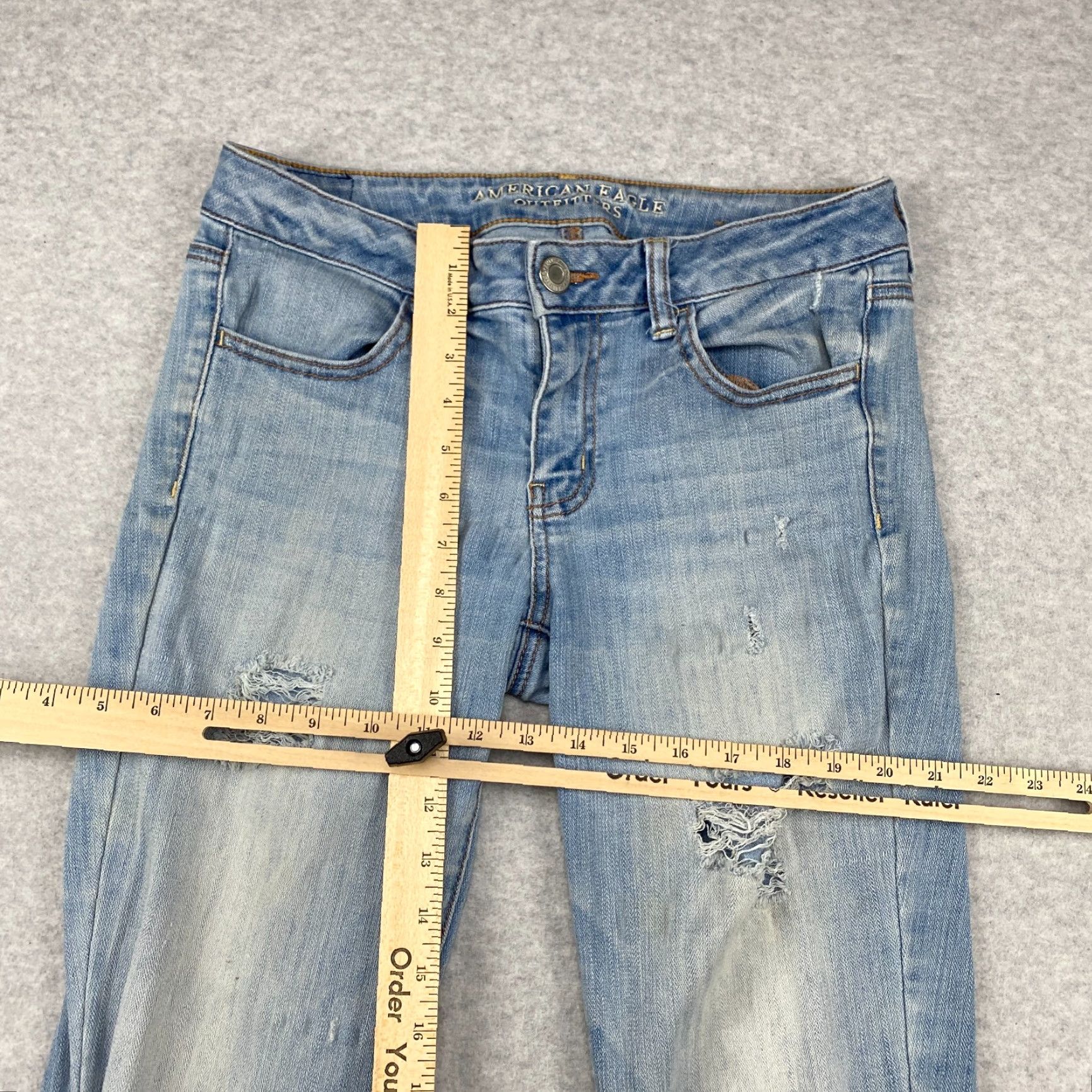 American Eagle Outfitters VINTAGE: No — [Original title must be rearranged using only words from original title]. Size 30" / US 8 / IT 44 - 3 Thumbnail