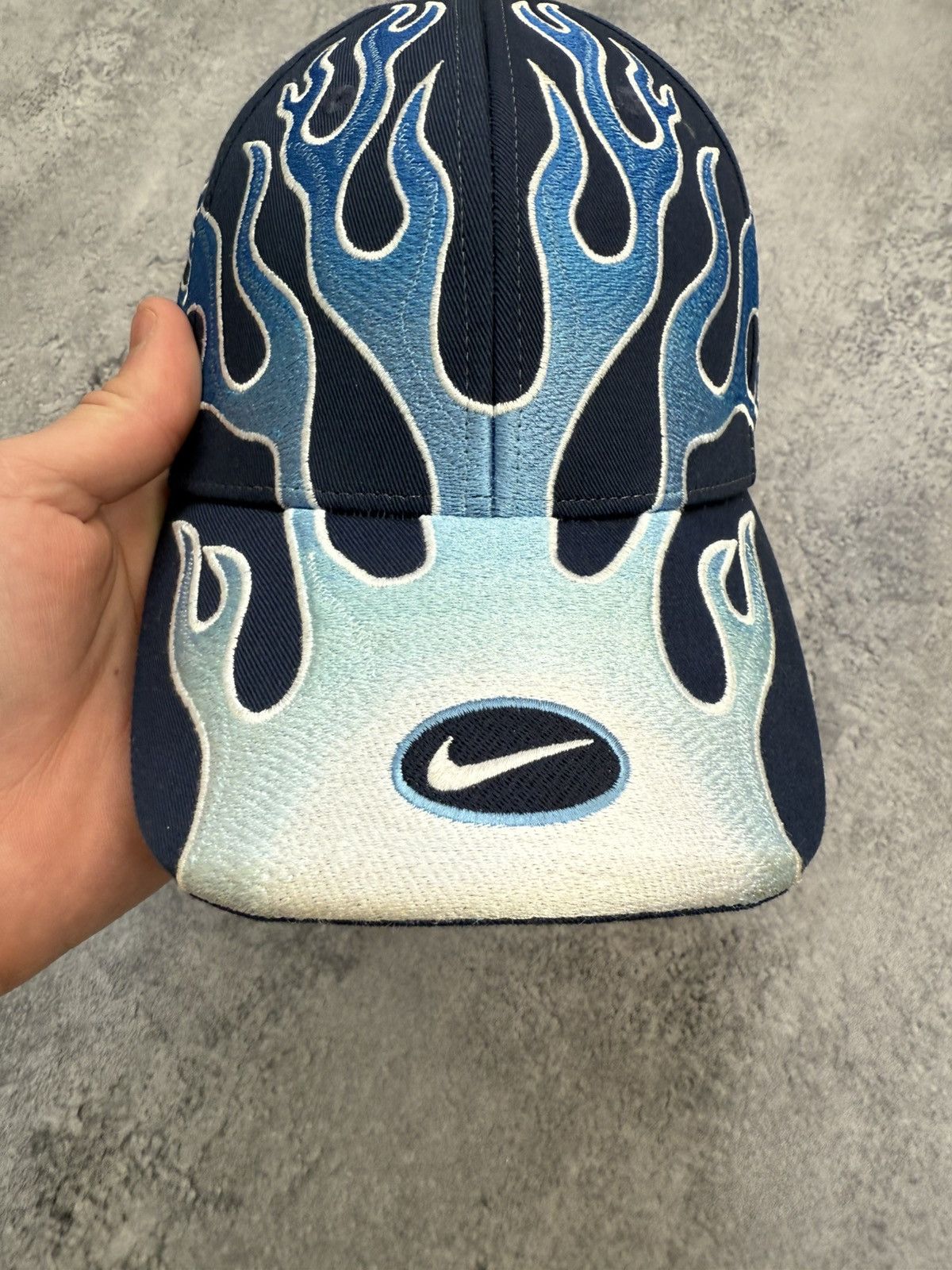 Nike Nike Flame Cap Hat Blue Size M/L Size ONE SIZE - 5 Thumbnail