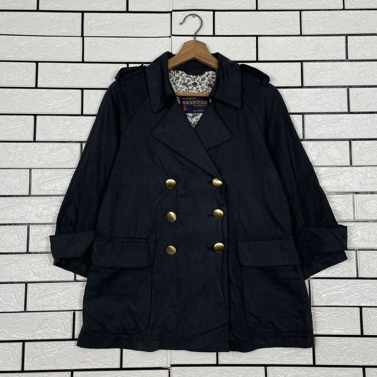 Mackintosh Mackintosh Francis Campelli Double Breasted Coat Size M / US 6-8 / IT 42-44 - 1 Thumbnail