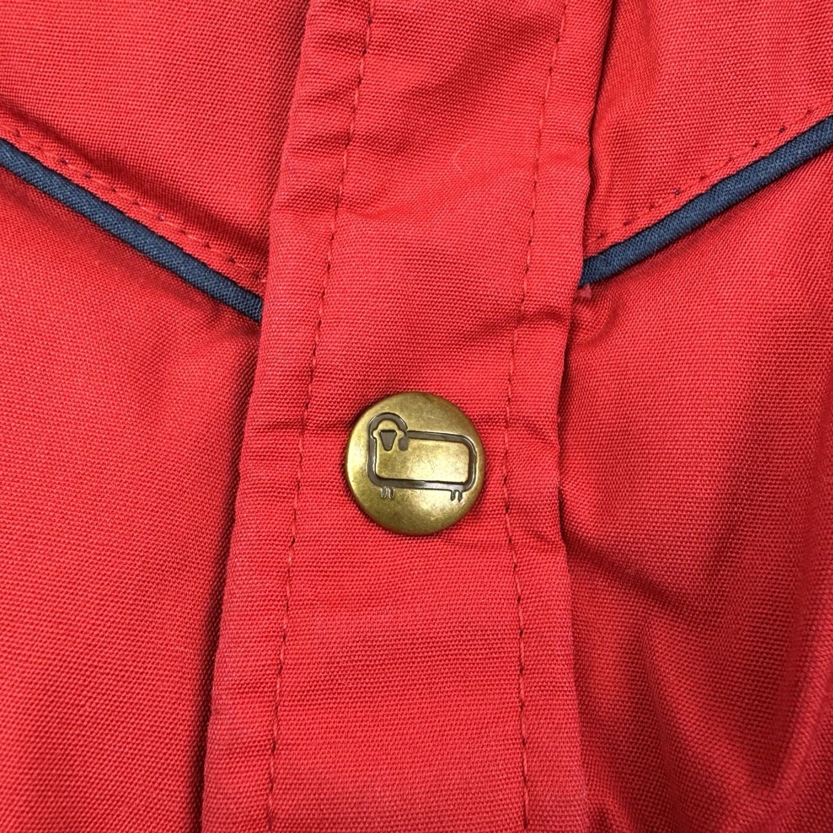 Vintage VINTAGE Woolrich Jacket Men M Down Puffer Solid Red 80s 90s USA Snap Collar Outdoor Casual Travel Size US M / EU 48-50 / 2 - 3 Thumbnail