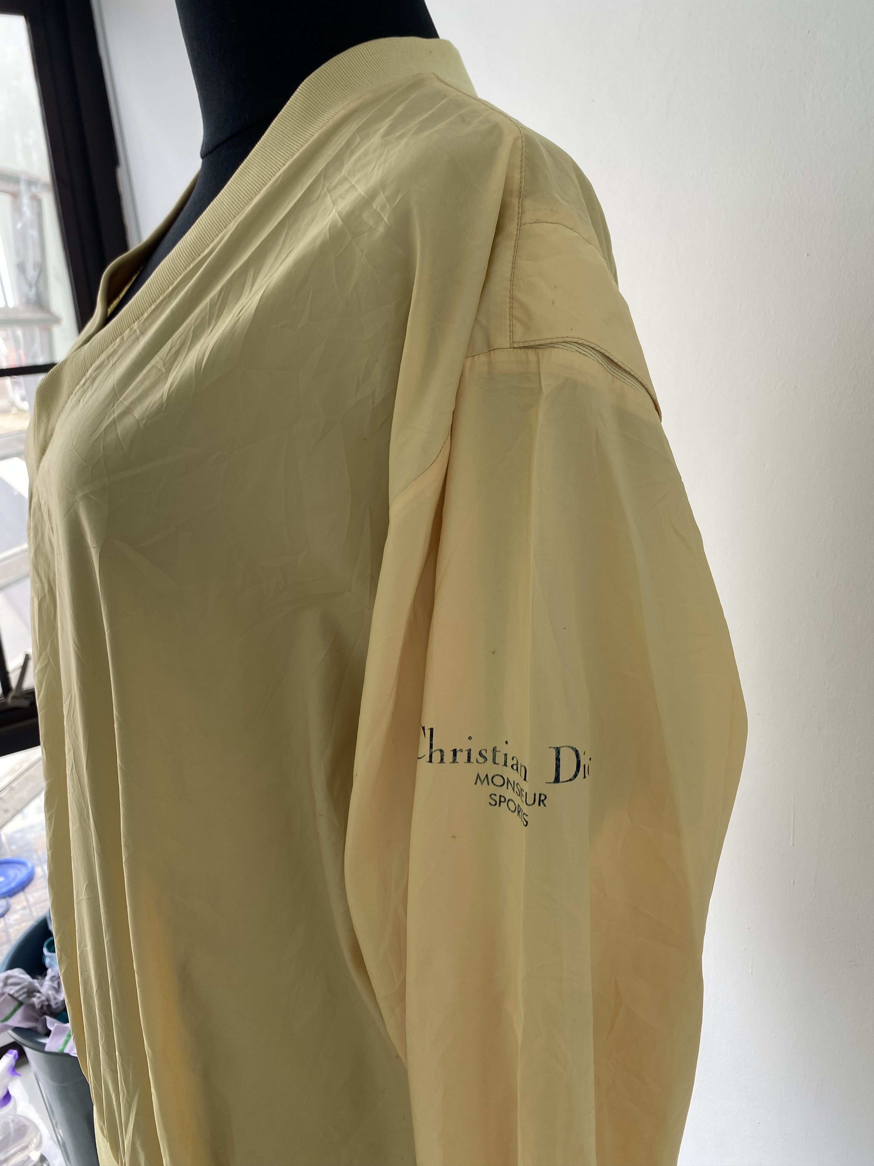 Christian Dior Monsieur Vintage 90s Christian Dior Vneck Light Jacket Size US L / EU 52-54 / 3 - 2 Thumbnail