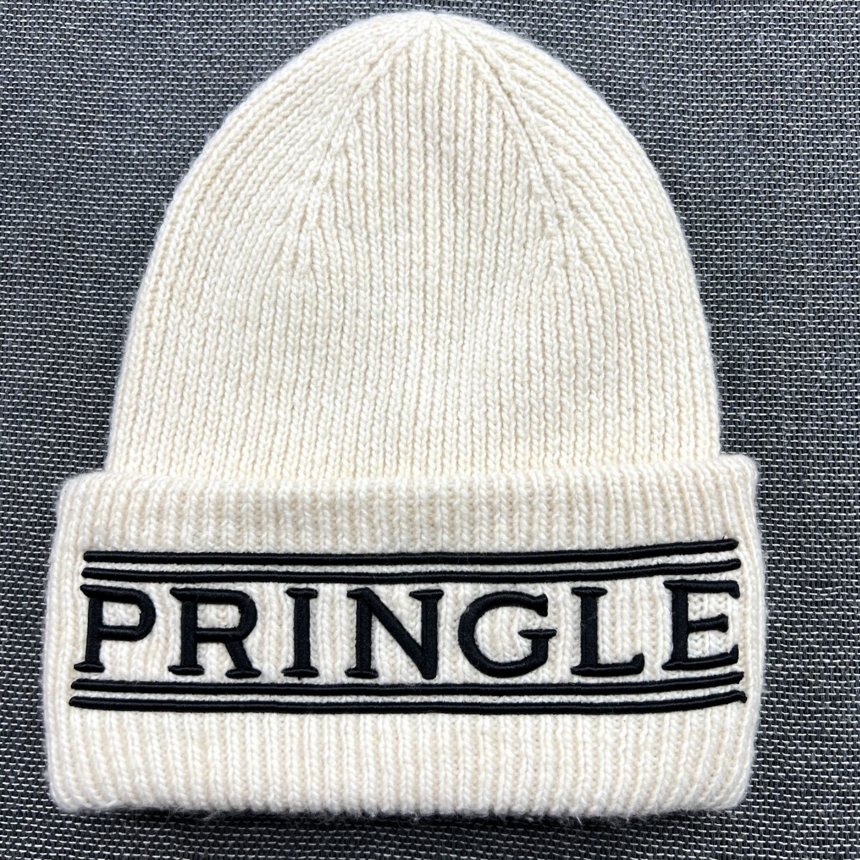 H&M H&M Pringle of Scotland Black Beanie Hat One Size Unisex Adults Knit Acrylic Cuffed Ladies? Size ONE SIZE - 2 Thumbnail