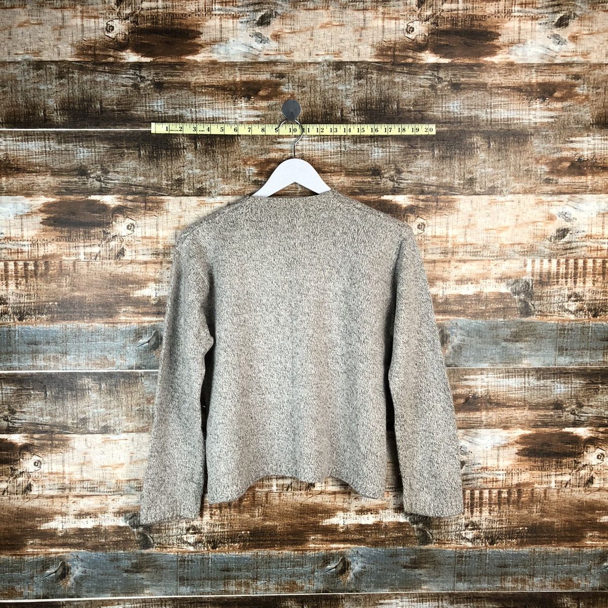 Homespun Knitwear × Japanese Brand Lya Bacot japan vintage Grey Knitwear #A1737 Size S / US 4 / IT 40 - 12 Thumbnail