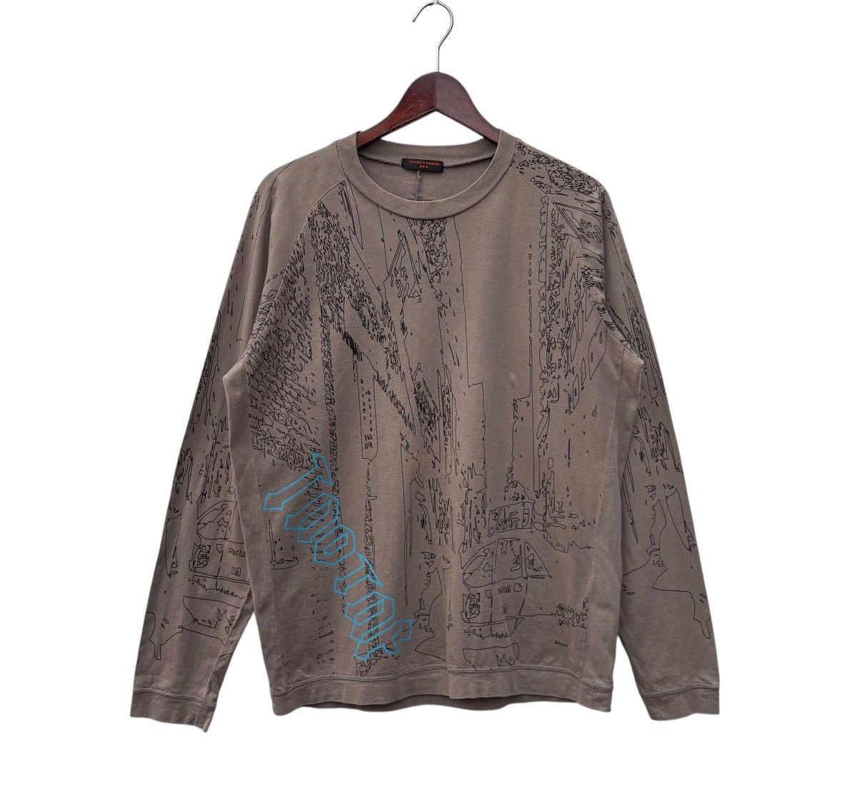Japanese Brand Japanese Brand 291295 Homme Pop Art Longsleeve Shirt Size US M / EU 48-50 / 2 - 1 Thumbnail