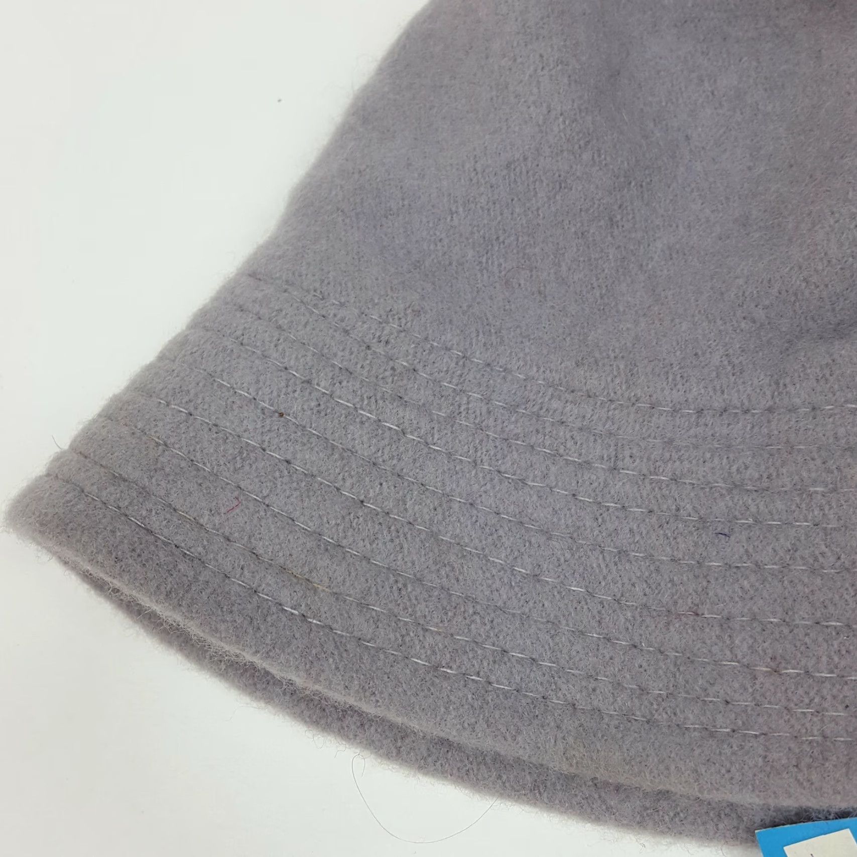 FELT VINTAGE HaT Wool Felt Bucket Hat Womens M Gray Winter Crusher Hat 80s 90s Retro Snow Casual Cap Size ONE SIZE - 7 Thumbnail