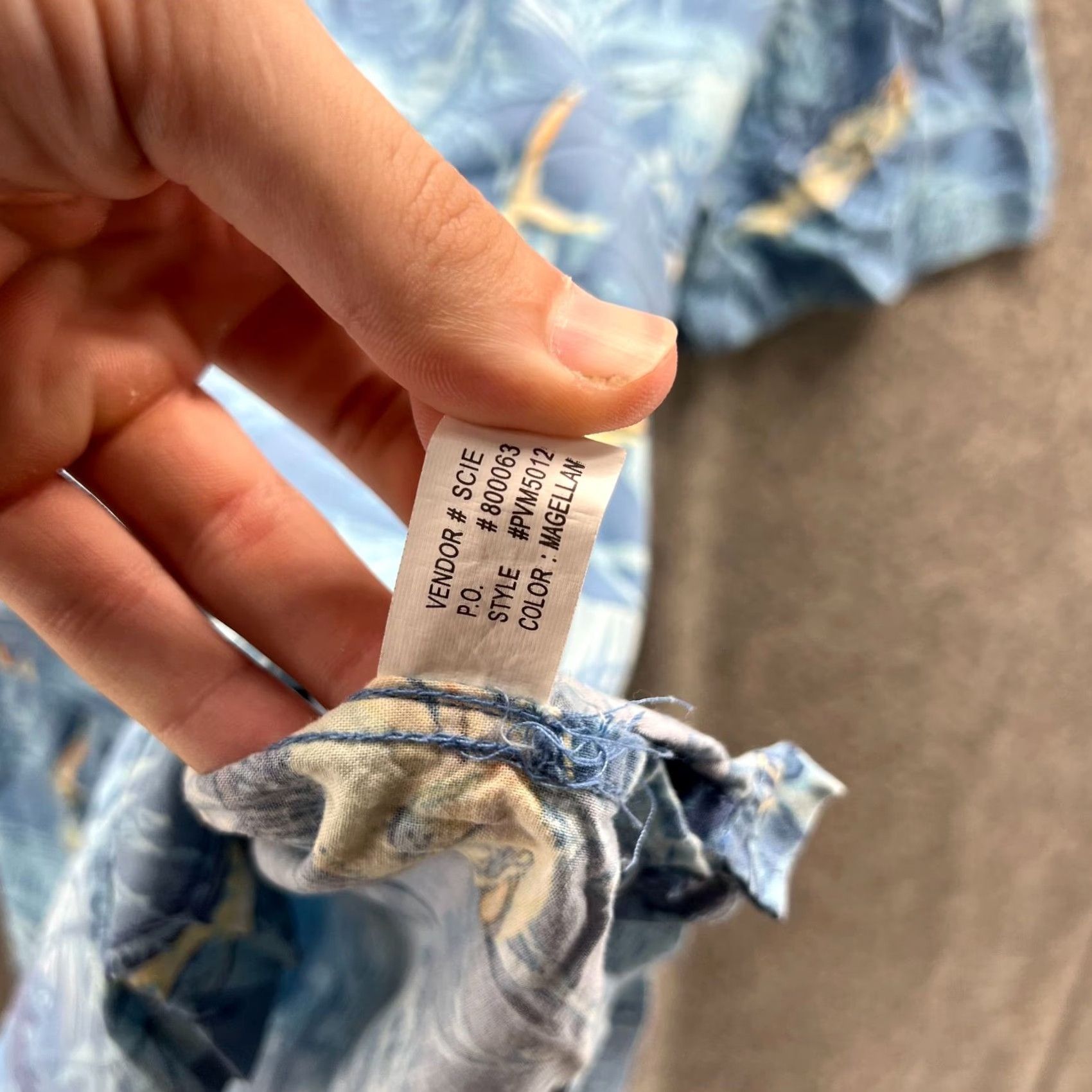 Vintage Reel legends Shirt Men L Blue Floral Hawaiian Button-Up Collared Short Sleeve Vintage: No Size US L / EU 52-54 / 3 - 4 Thumbnail