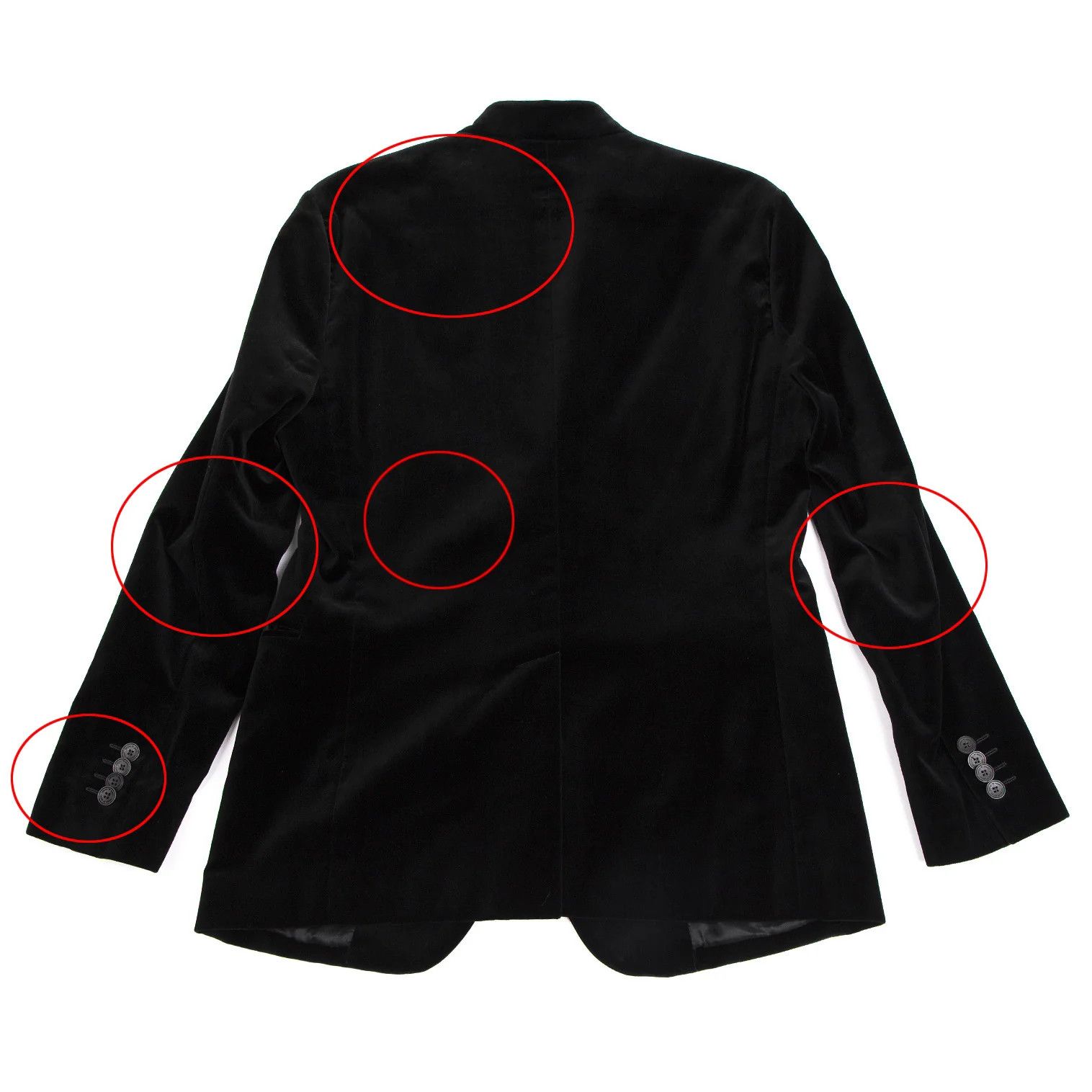 Emporio Armani Velvet 1-Button Jacket in Black Size 46 Size US S / EU 44-46 / 1 - 12 Thumbnail