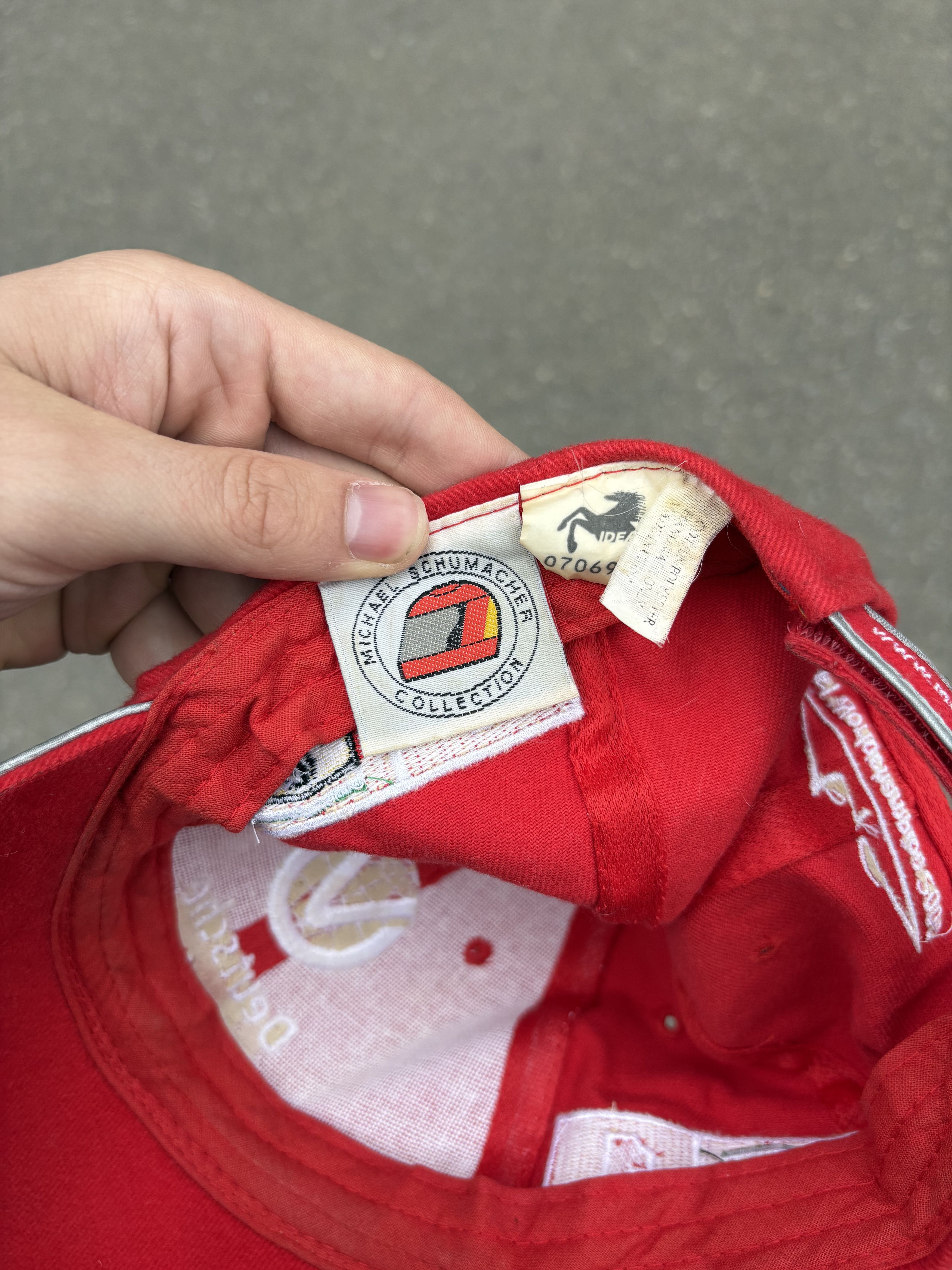 Ferrari × Formula 1 × Vintage 2000 F1 World Champion Michael Schumacher Ferrari cap Size ONE SIZE - 7 Thumbnail