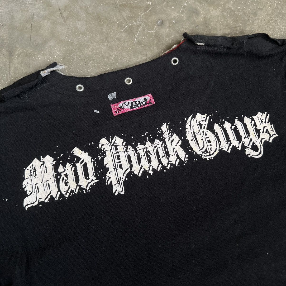 Seditionaries 2000s Mad Girl Punk Style Poem Zip Double Layered T-Shirt Size US S / EU 44-46 / 1 - 4 Thumbnail