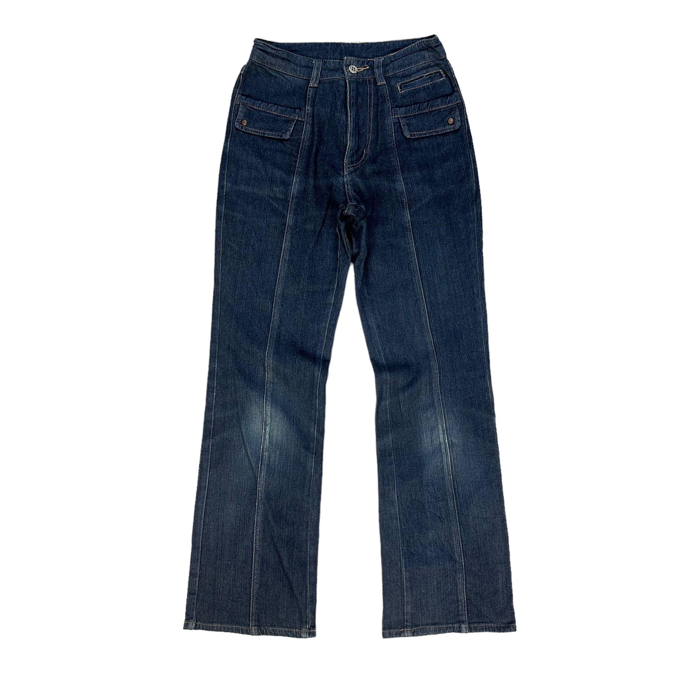 image of Vintage Unbrand Nice Design Jeans 8863-032 in Blue, Women's (Size 26)