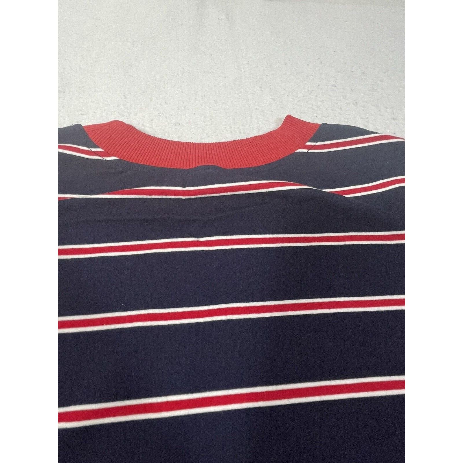 Nordstrom ABOUND Womens Navy Blue Red Striped Tee Size Small Size S / US 4 / IT 40 - 13 Thumbnail