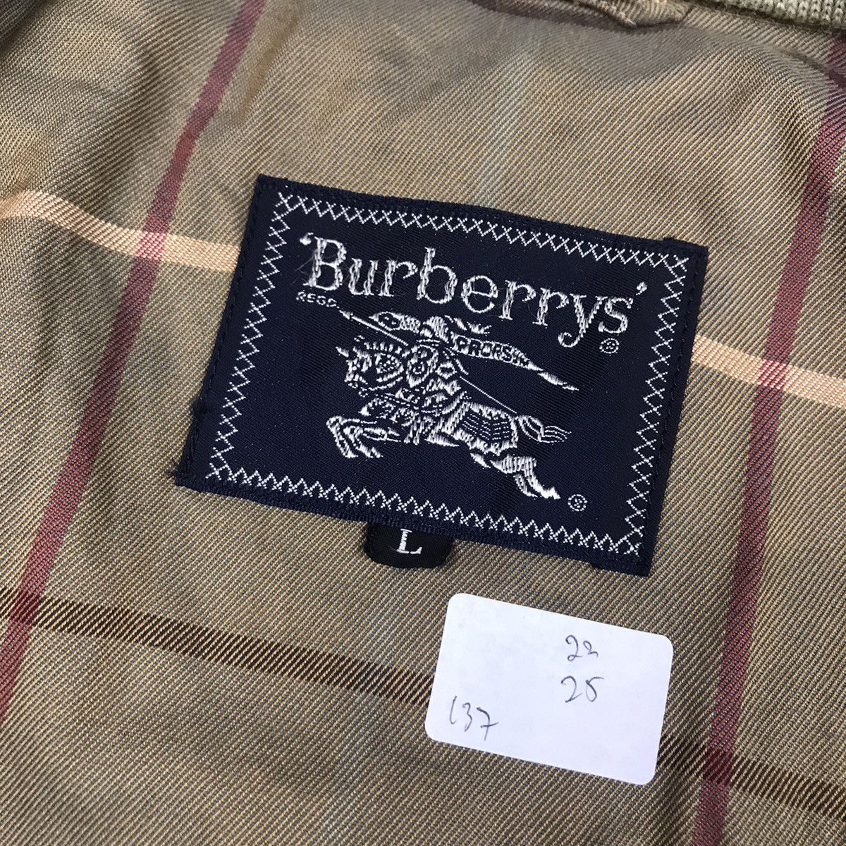 Burberry × Vintage VINTAGE BURBERRY KHAKI ZIPPER JACKET Size US M / EU 48-50 / 2 - 7 Thumbnail
