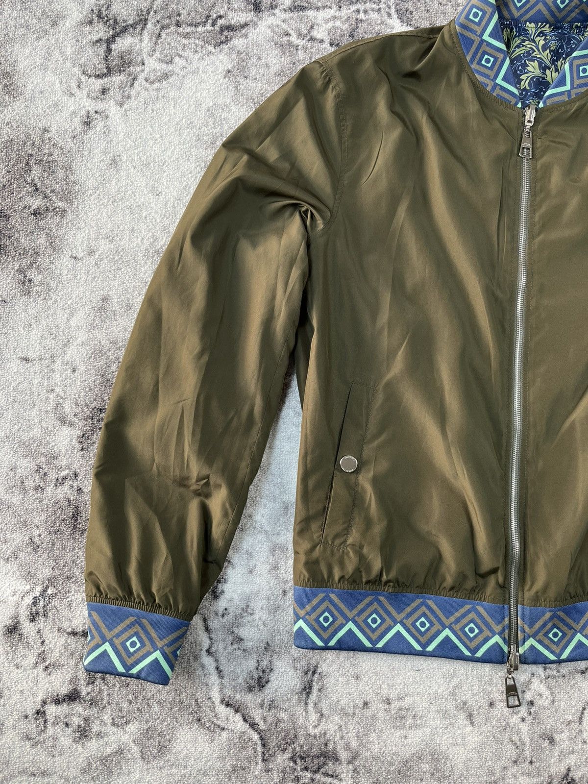 Versace VERSACE Collection Reversible Baroque Bomber Jacket Size US L / EU 52-54 / 3 - 14 Thumbnail